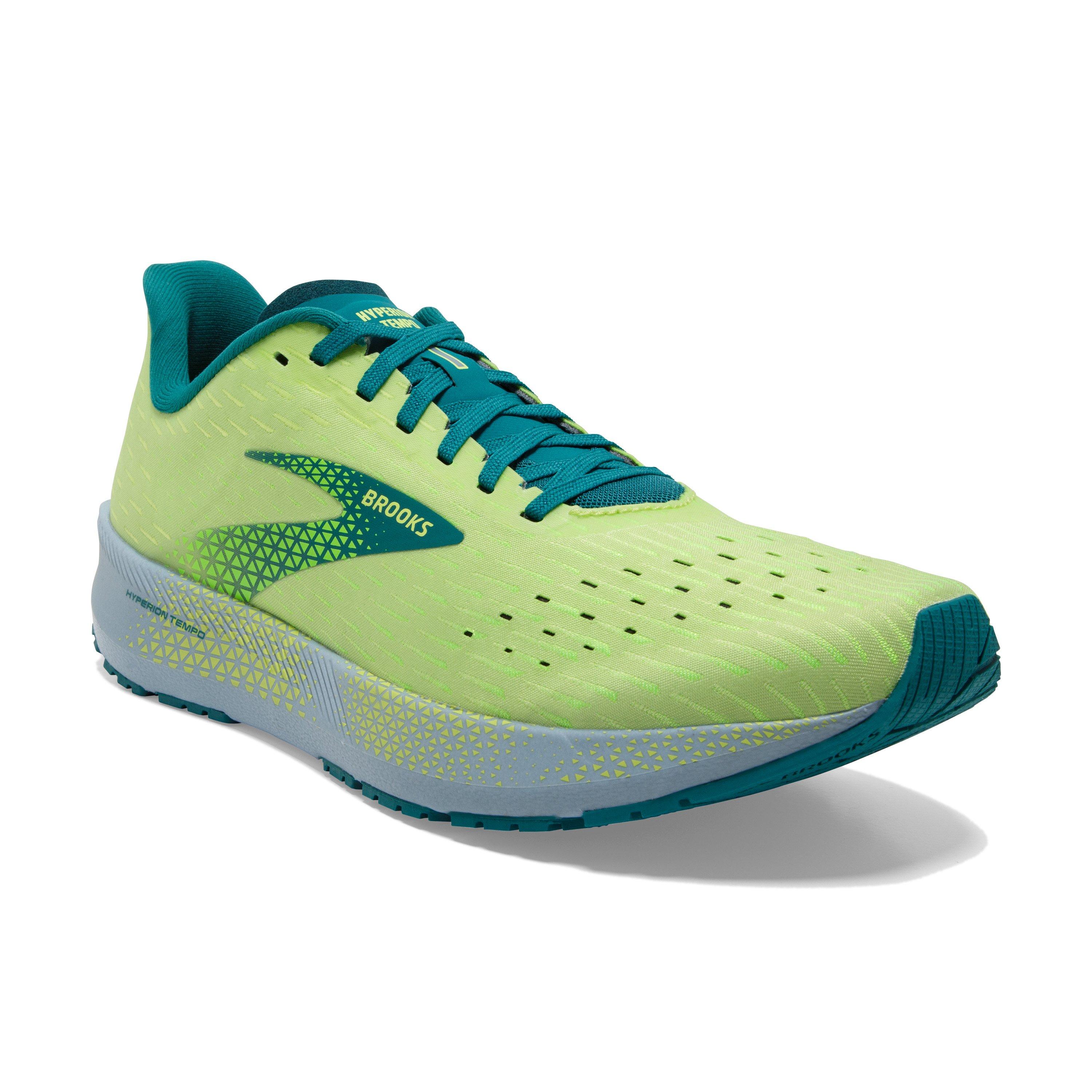 Brooks Hyperion Tempo "Green/Kayaking/Dusty Blue" Men's Running Shoe - GREEN/KAYAKING/BLUE Thumbnail View 3
