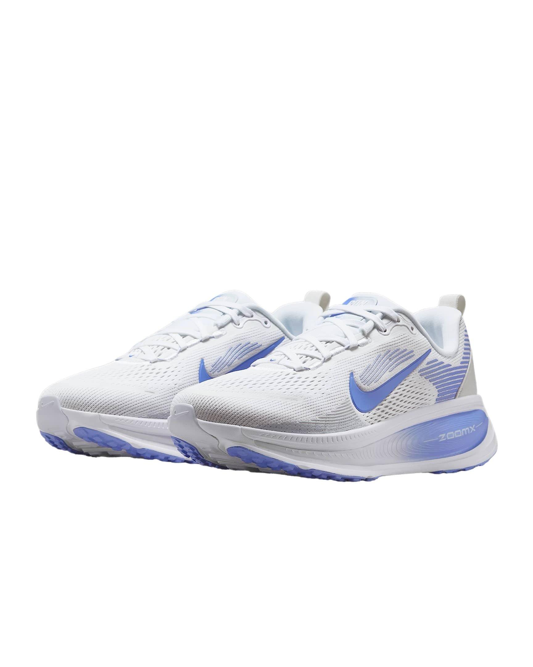 Nike Vomero 18 "White/Football Grey/Royal Pulse" Women's Running Shoe - WHITE/GREY/ROYAL Thumbnail View 3