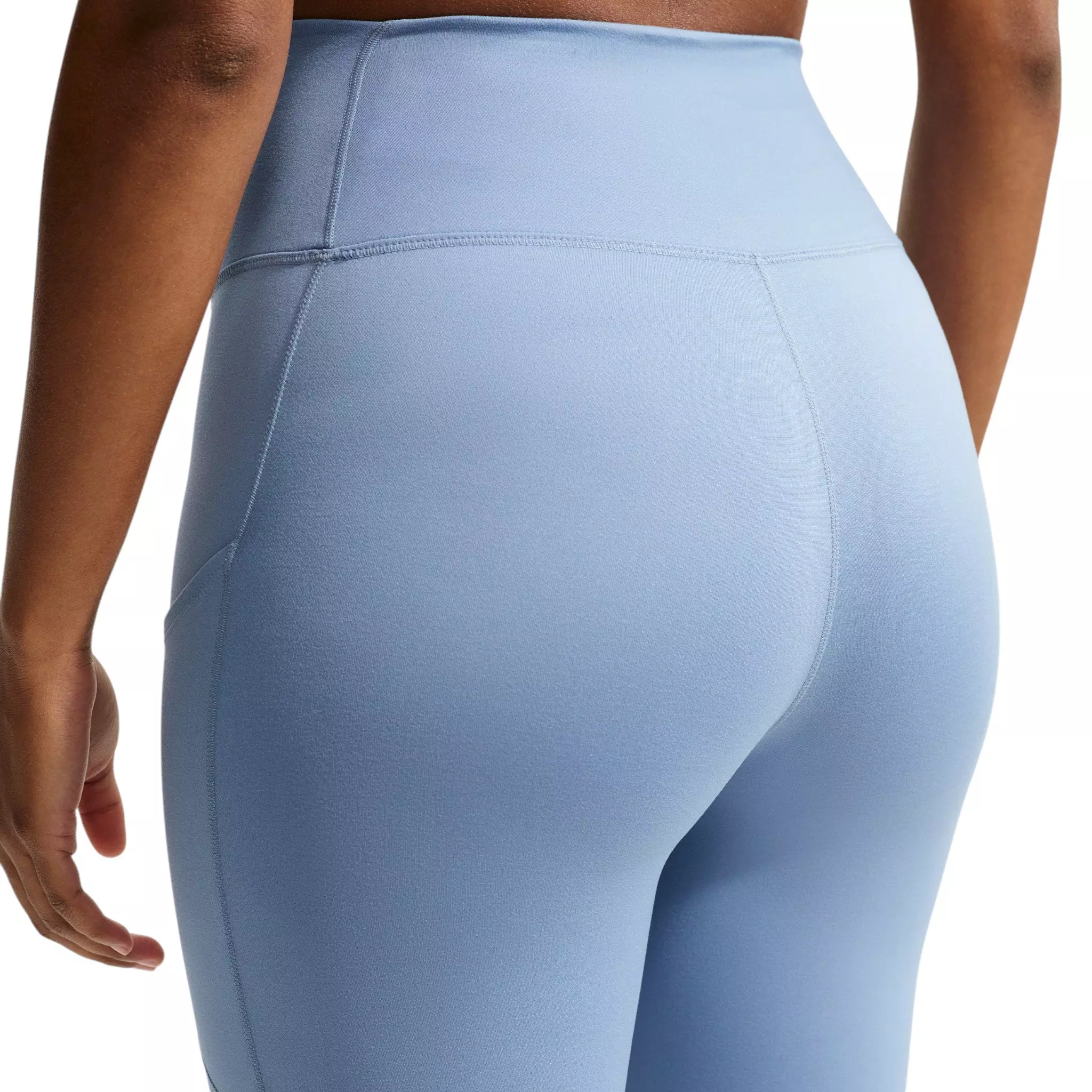 Nike Women's One High-Waisted 7/8 Leggings with Pockets - Blue - BLUE