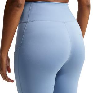 Nike Women's One High-Waisted 7/8 Leggings with Pockets - Blue - BLUE