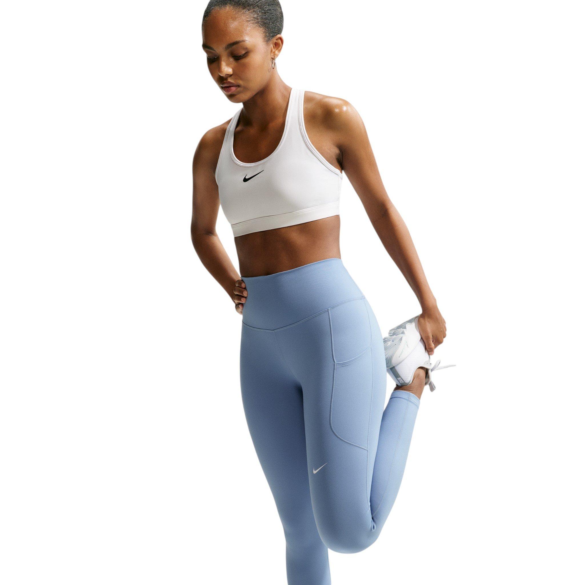 Nike Women's One High-Waisted 7/8 Leggings with Pockets - Blue - BLUE