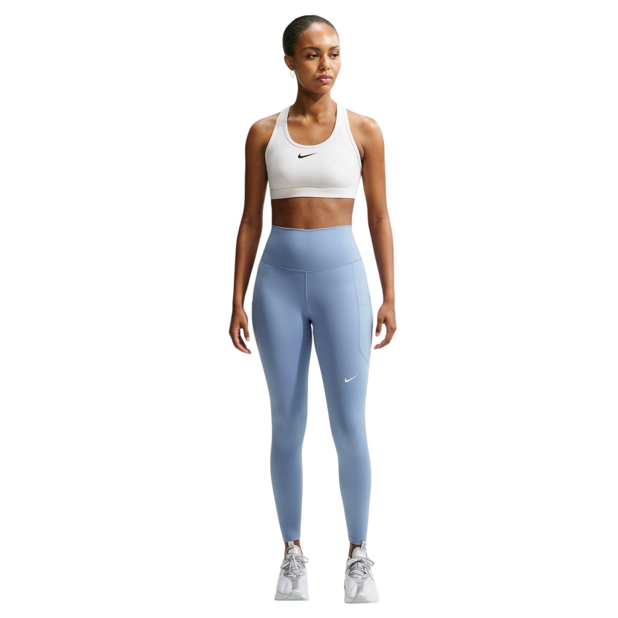 Nike Women's One High-Waisted 7/8 Leggings with Pockets - Blue - BLUE