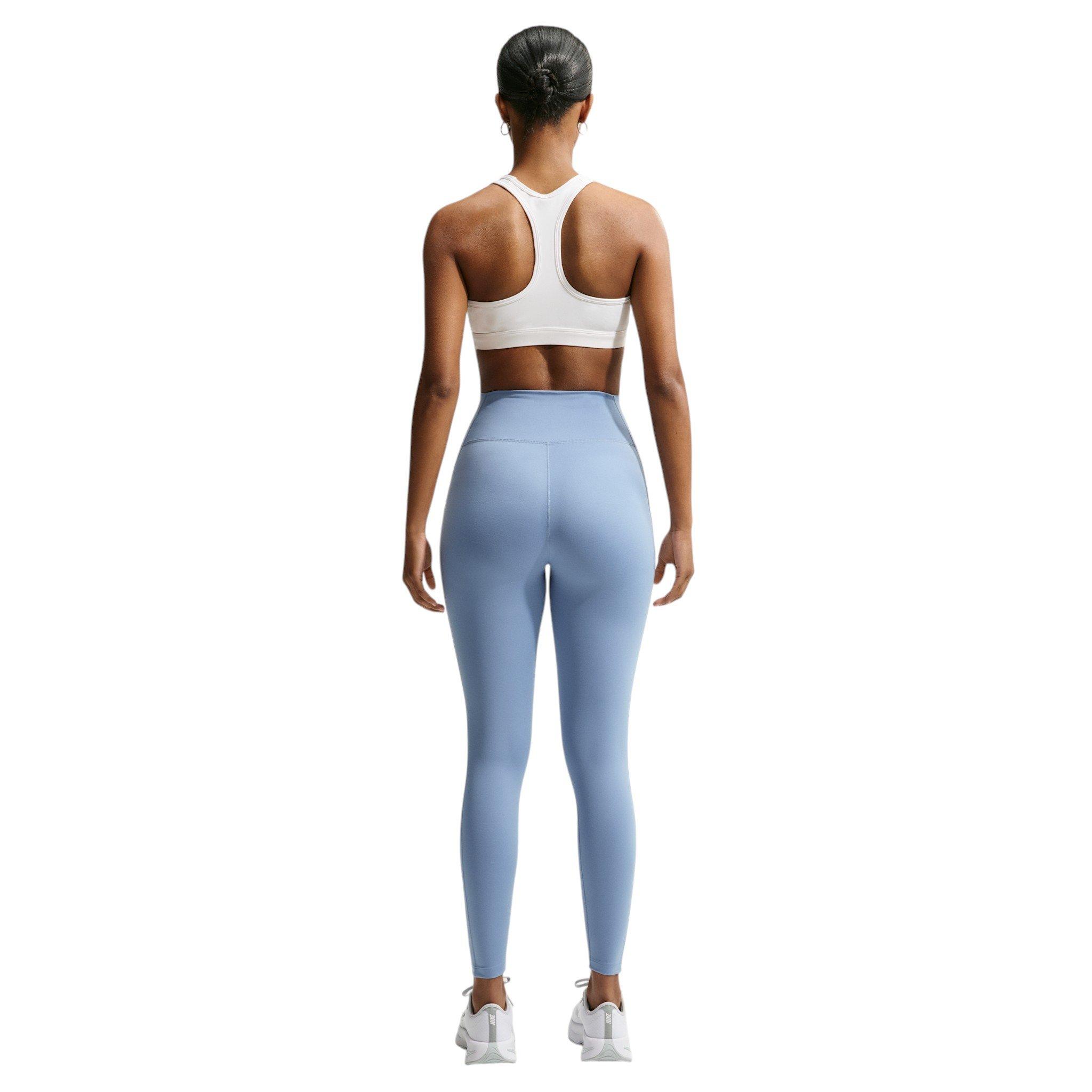 Nike Women's One High-Waisted 7/8 Leggings with Pockets - Blue - BLUE