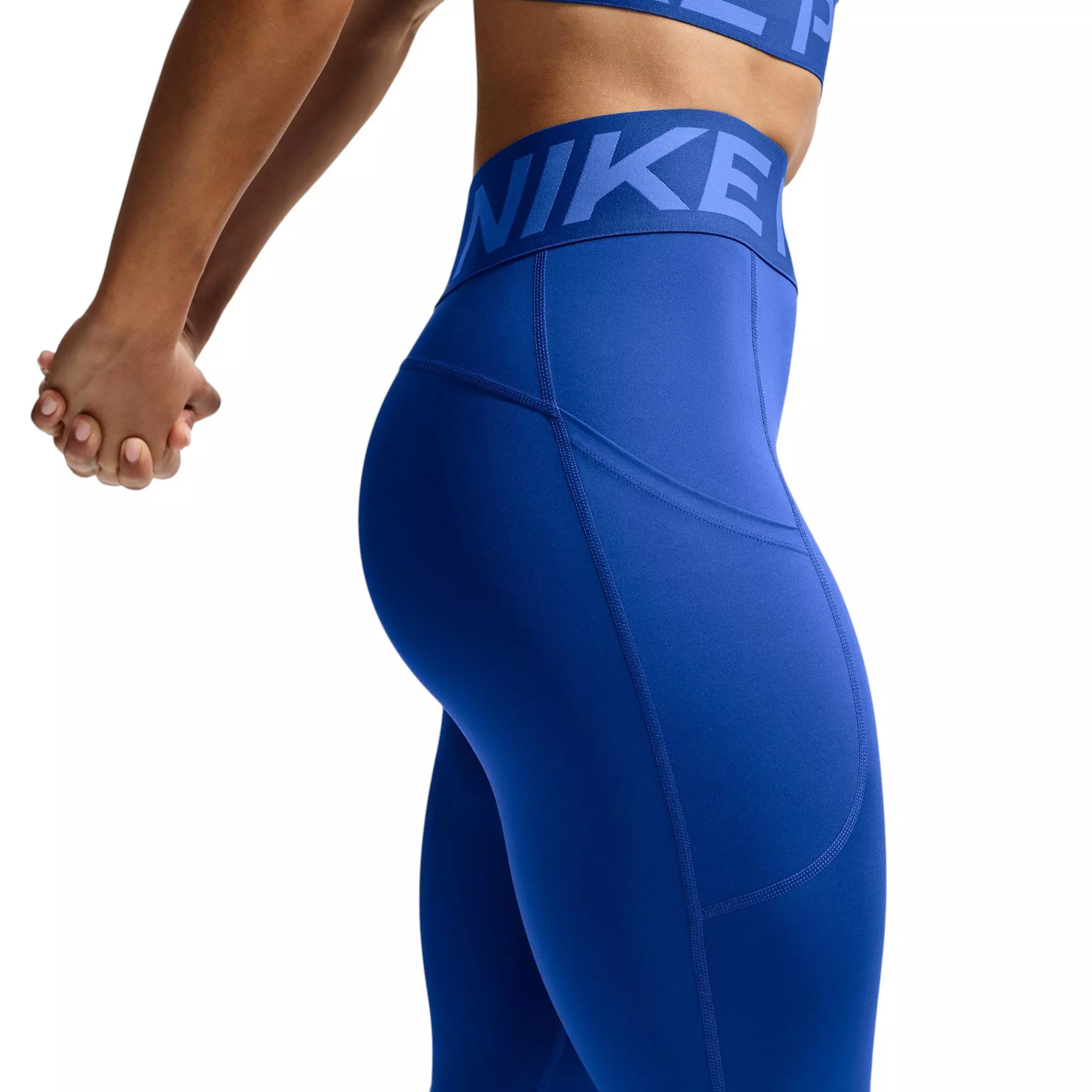 Nike Women's Pro Sculpt High-waisted 7/8 Leggings with Pockets - Royal - ROYAL