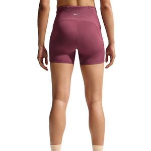 Nike Women's Swift High-Waisted 4" Tight Running Shorts with Pockets - Pink Smoke - PINK SMOKE