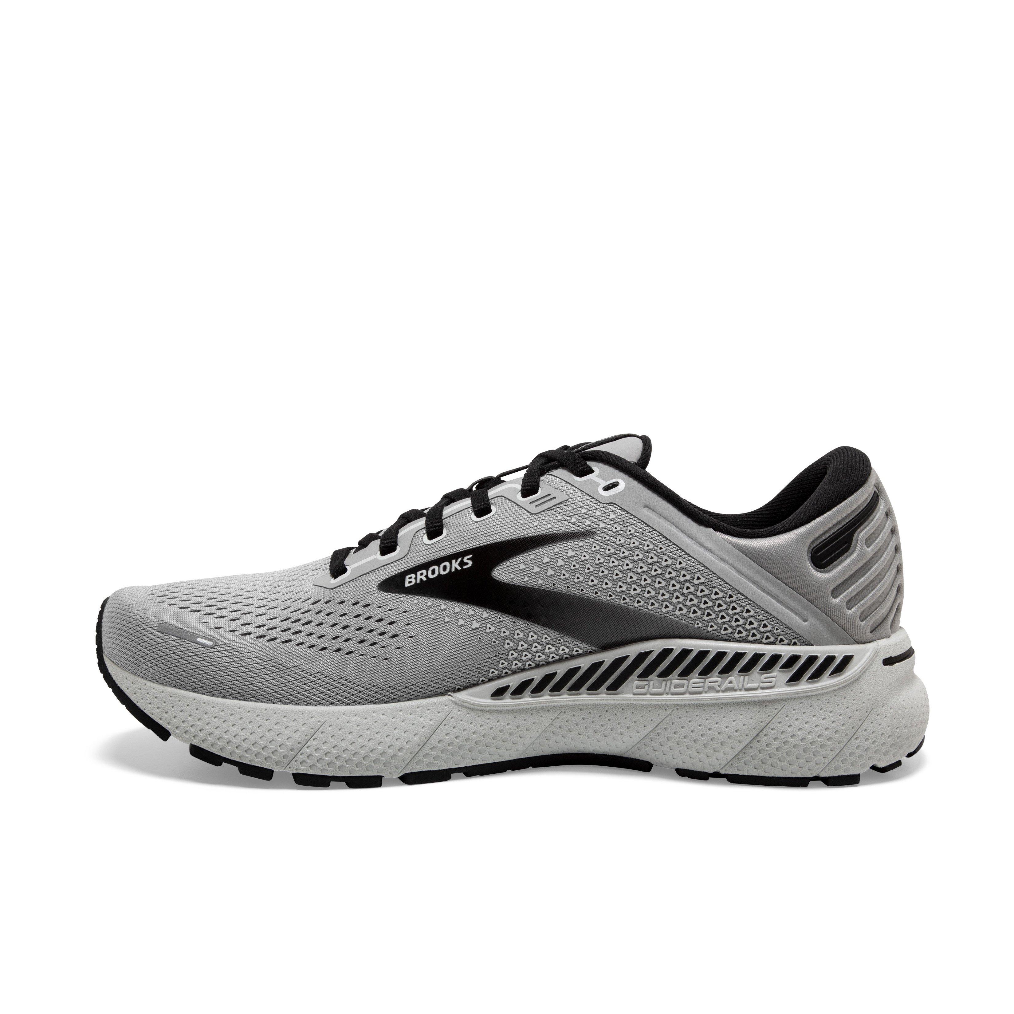 Brooks Adrenaline GTS 22 "Alloy/Grey/Black" Men's Narrow Running Shoe - ALLOY/GREY/BLACK Thumbnail View 2