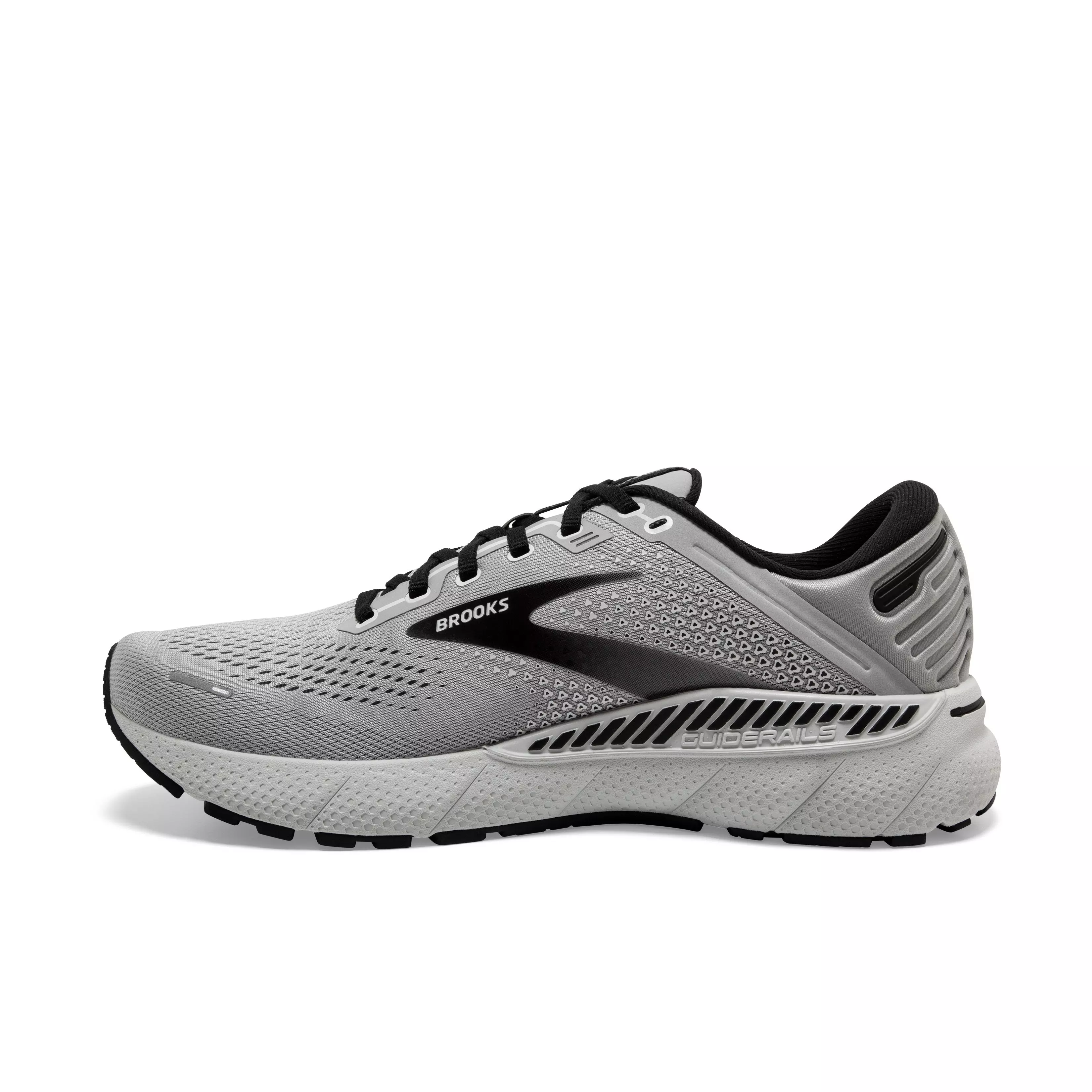 Brooks Adrenaline GTS 22 "Alloy/Grey/Black" Men's Narrow Running Shoe - ALLOY/GREY/BLACK
