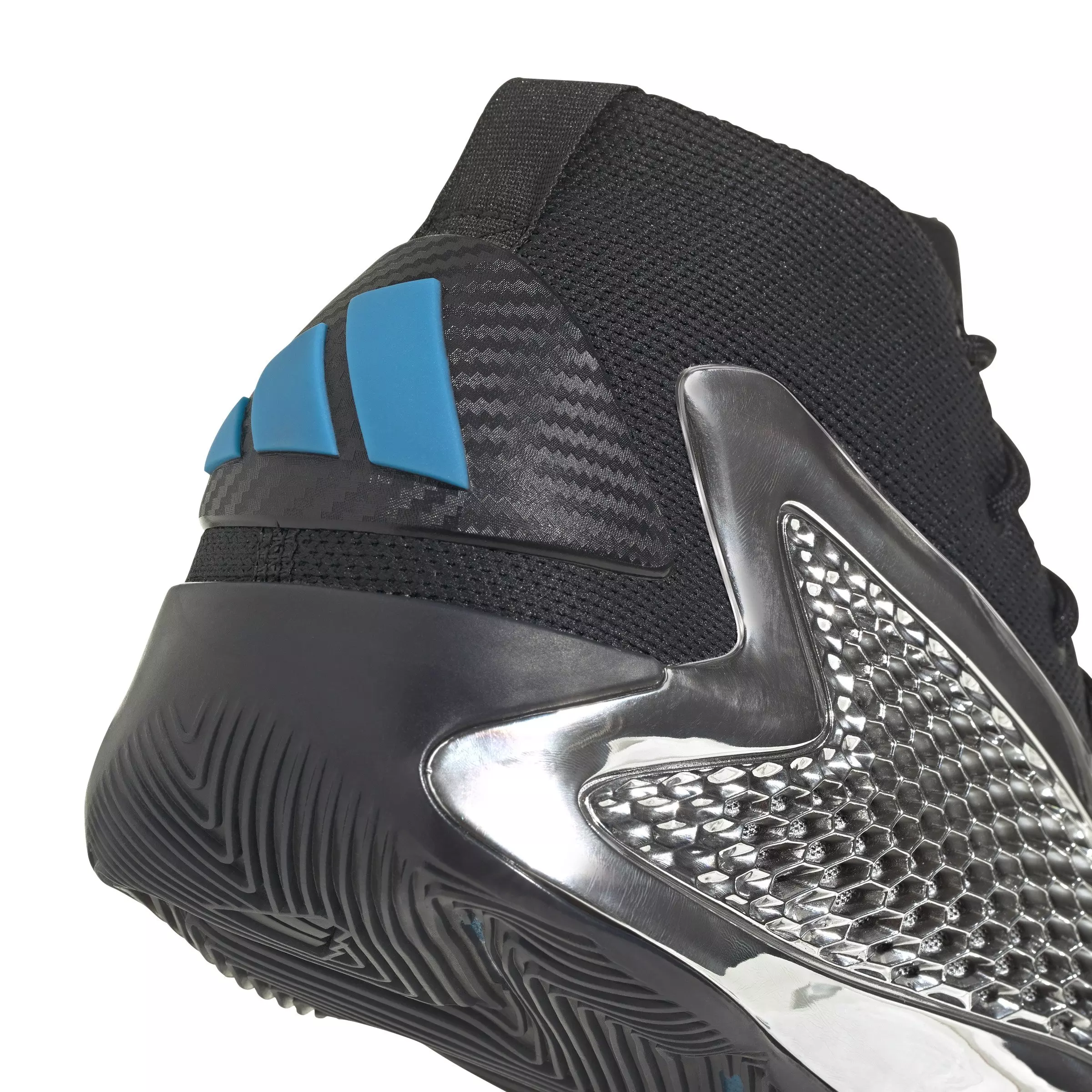 adidas Anthony Edwards 1 Low "Core Black/Silver Metallic/Core Black" Unisex Basketball Shoe - BLACK