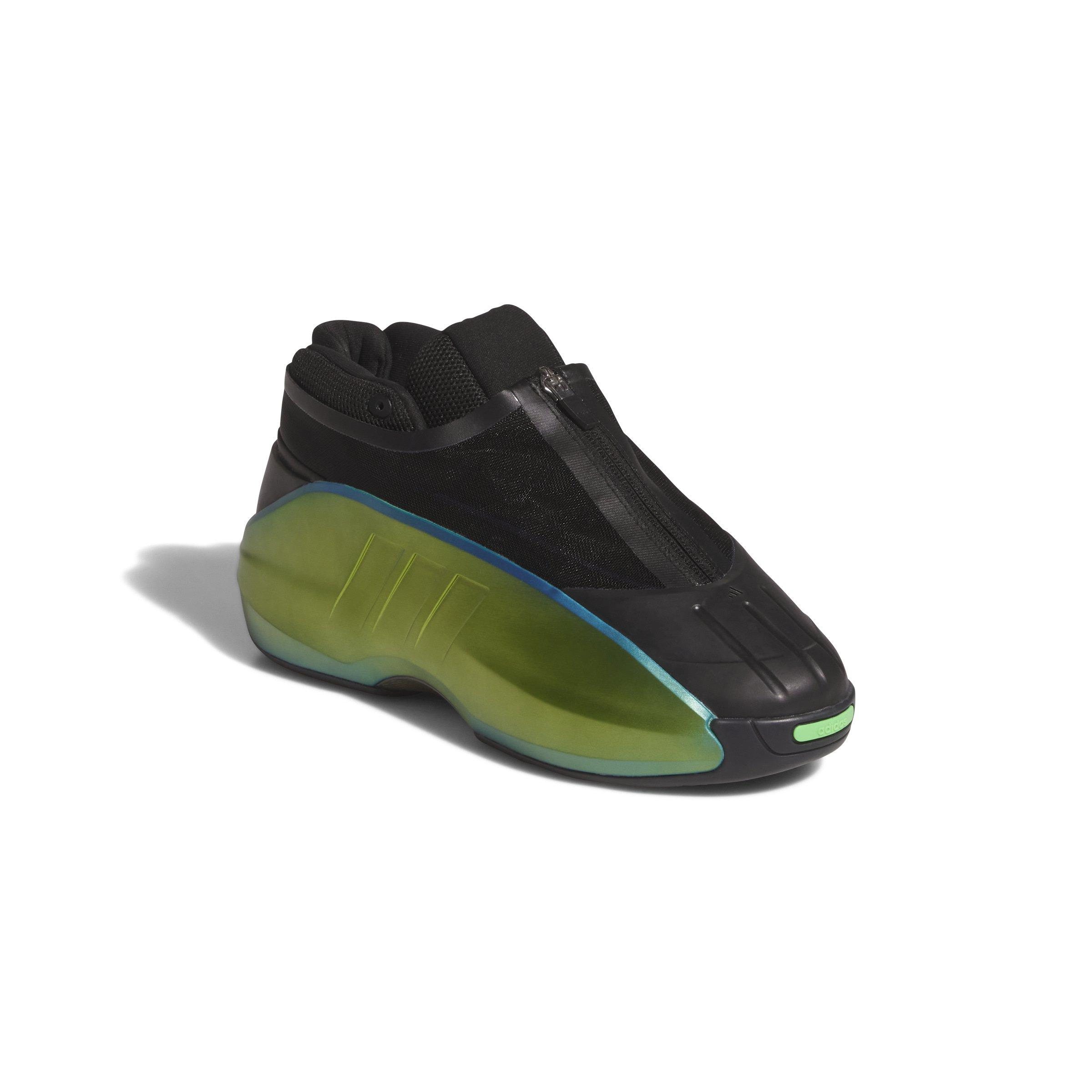 adidas Crazy IIInfinity "Screaming Green/Core Black/Lucid Blue" Unisex Basketball Shoe - GREEN Thumbnail View 3