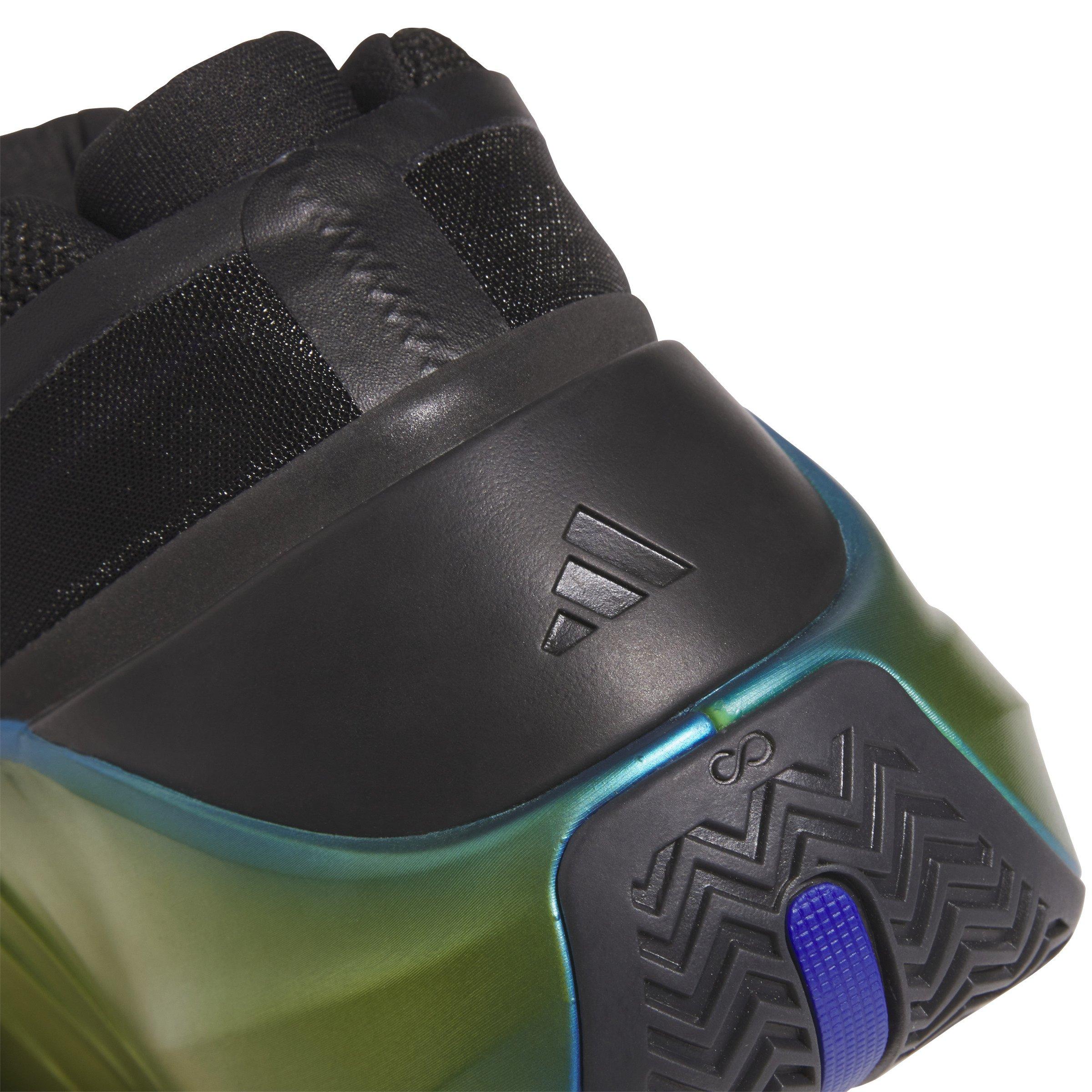 adidas Crazy IIInfinity "Screaming Green/Core Black/Lucid Blue" Unisex Basketball Shoe - GREEN Thumbnail View 7
