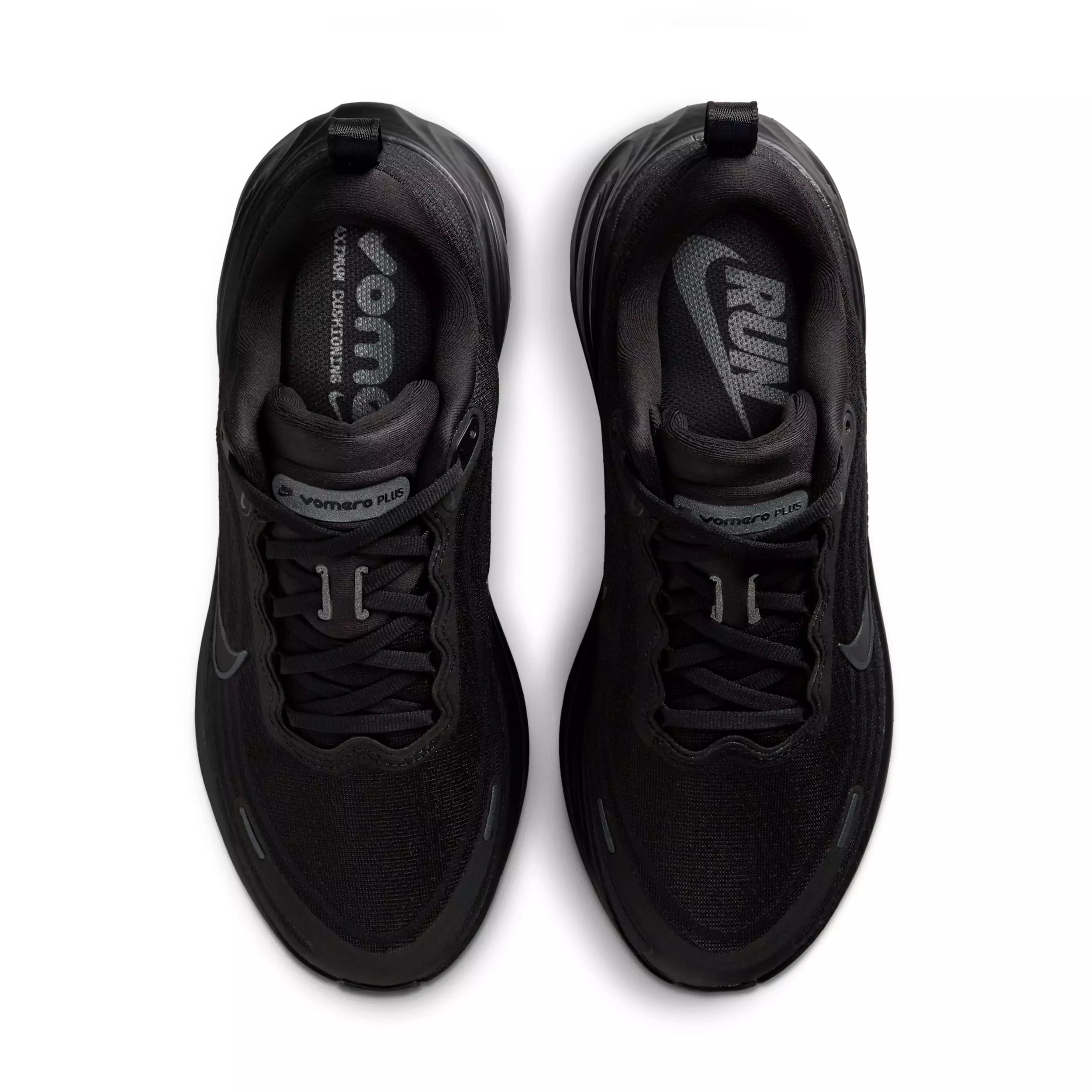 Nike Vomero Plus "Black/Metallic Dark Grey/Cool Grey/Dark Smoke Grey" Women's Running Shoe - BLACK/DK GREY/GREY/DK GREY