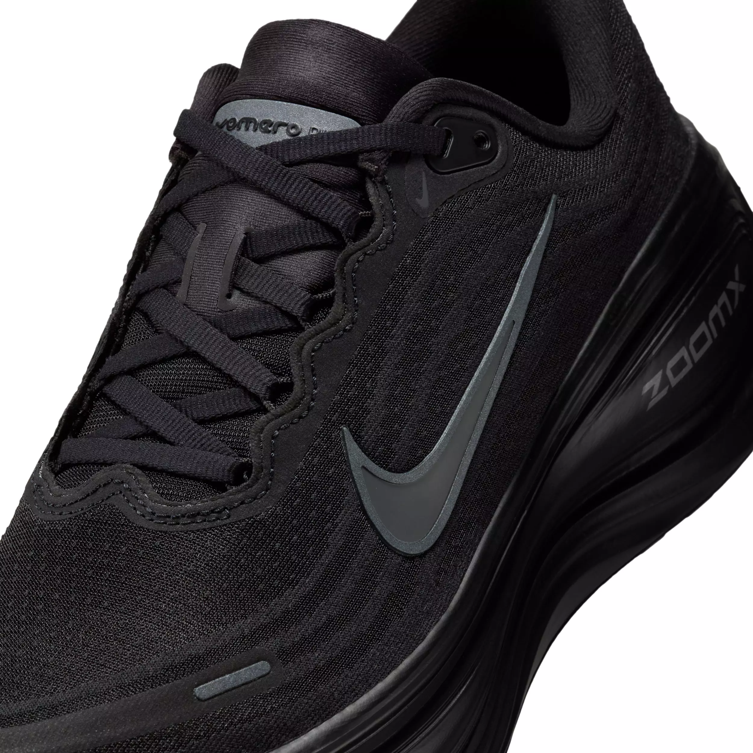 Nike Vomero Plus "Black/Metallic Dark Grey/Cool Grey/Dark Smoke Grey" Women's Running Shoe - BLACK/DK GREY/GREY/DK GREY