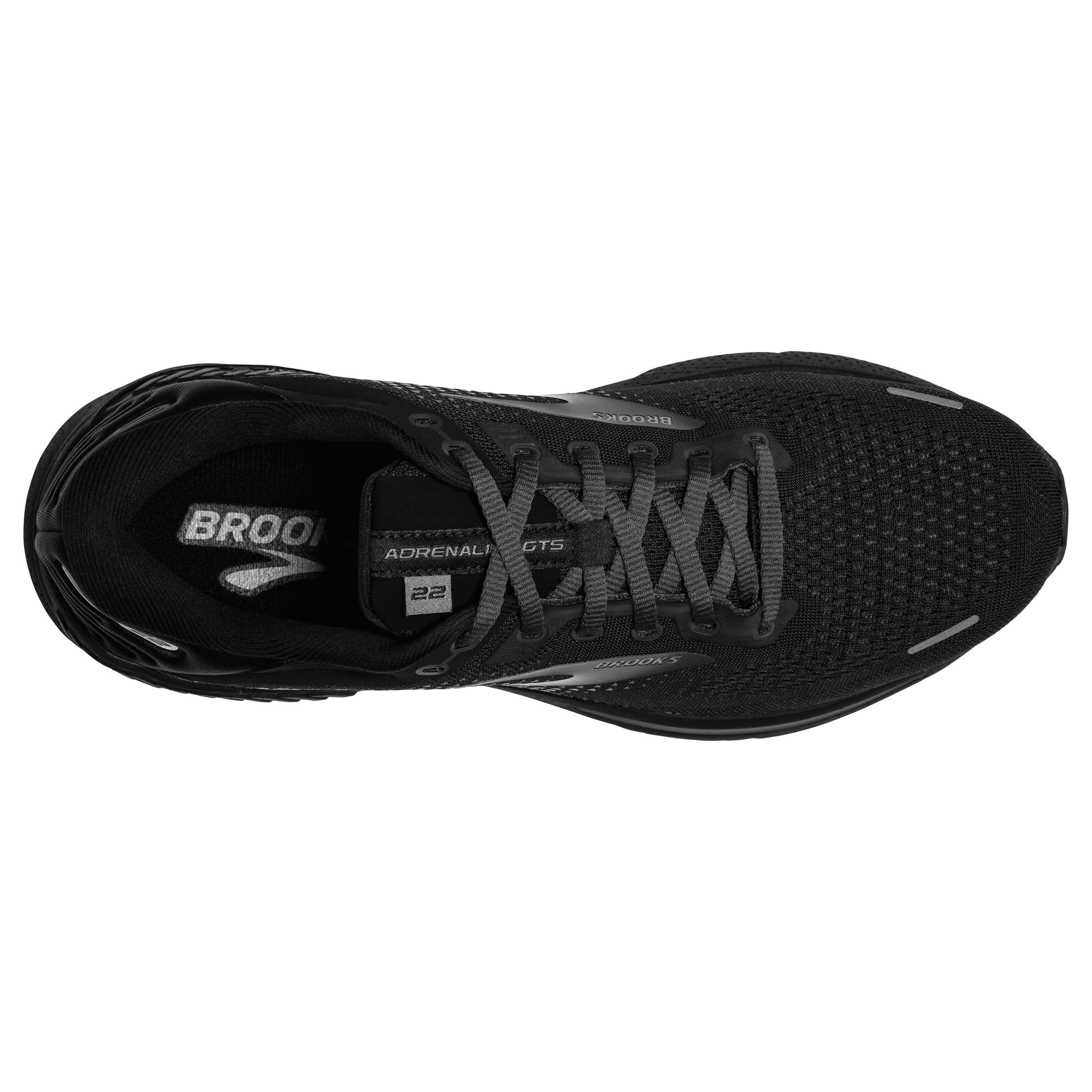 Brooks Adrenaline GTS 22 "Black/Black/Ebony" Men's Running Shoe - BLACK/BLACK/EBONY Thumbnail View 5