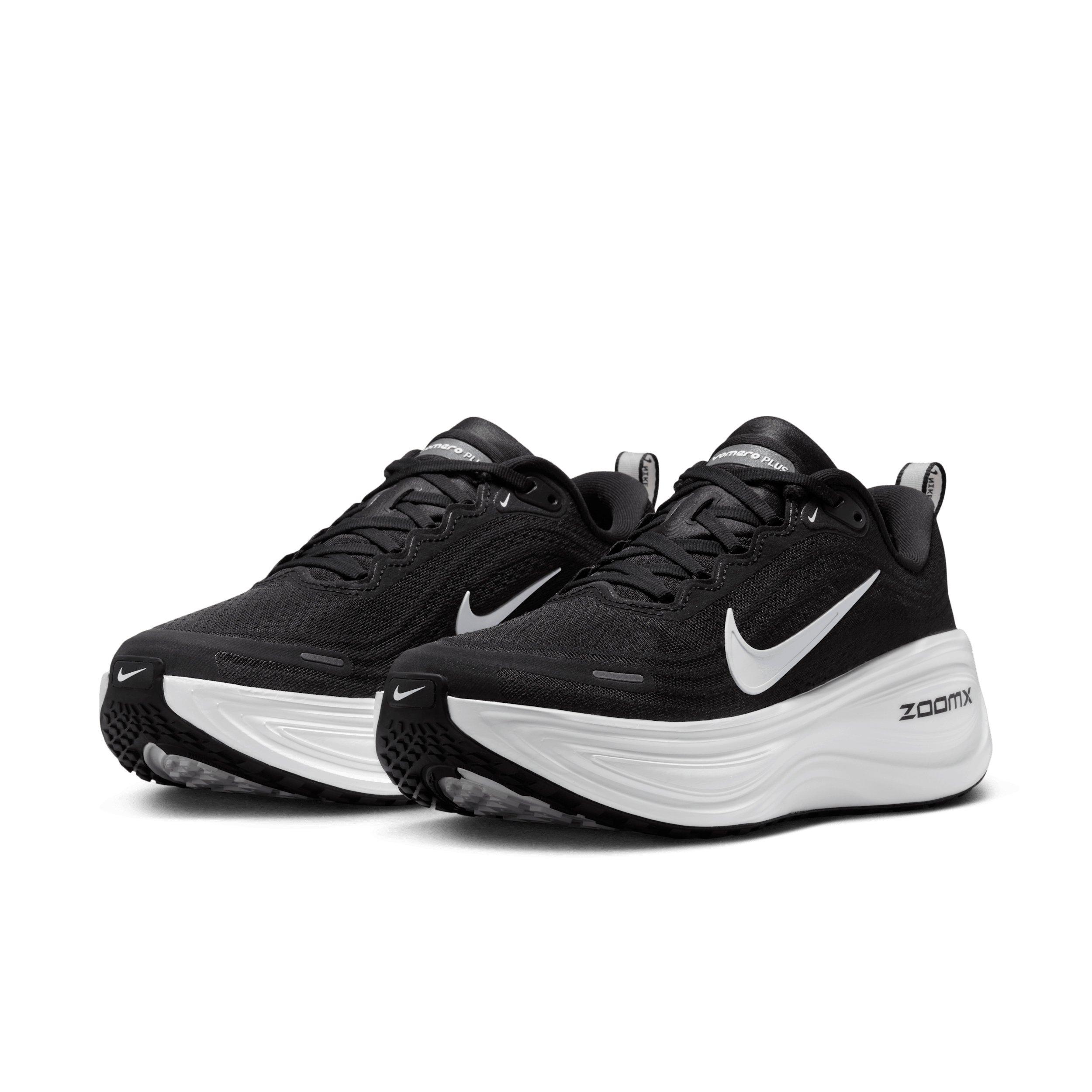 Nike Vomero Plus "Black/Cool Grey/Metallic Dark Grey/White" Women's Running Shoe - BLACK/GREY/DK GREY/WHITE Thumbnail View 3