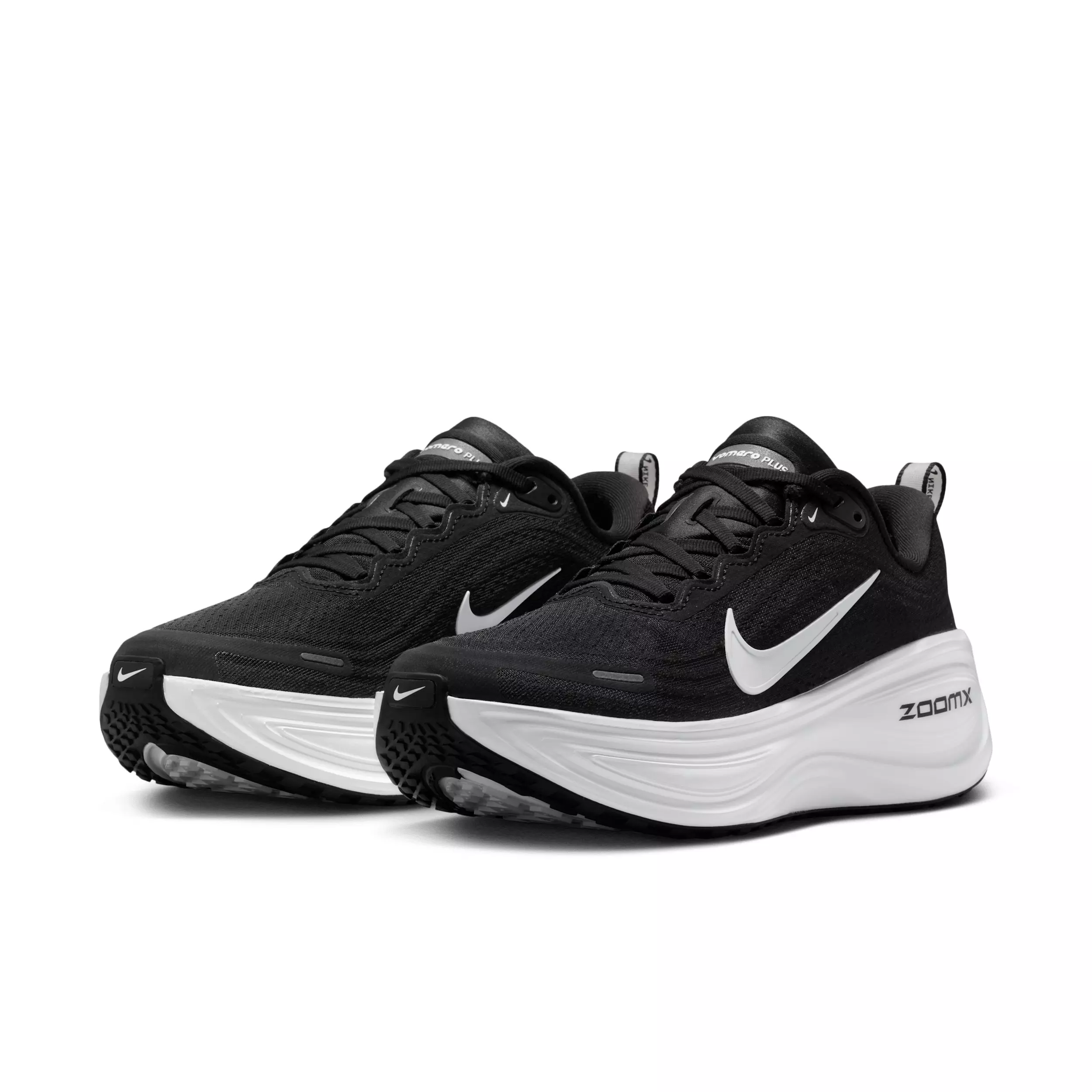 Nike Vomero Plus "Black/Cool Grey/Metallic Dark Grey/White" Women's Running Shoe - BLACK/GREY/DK GREY/WHITE