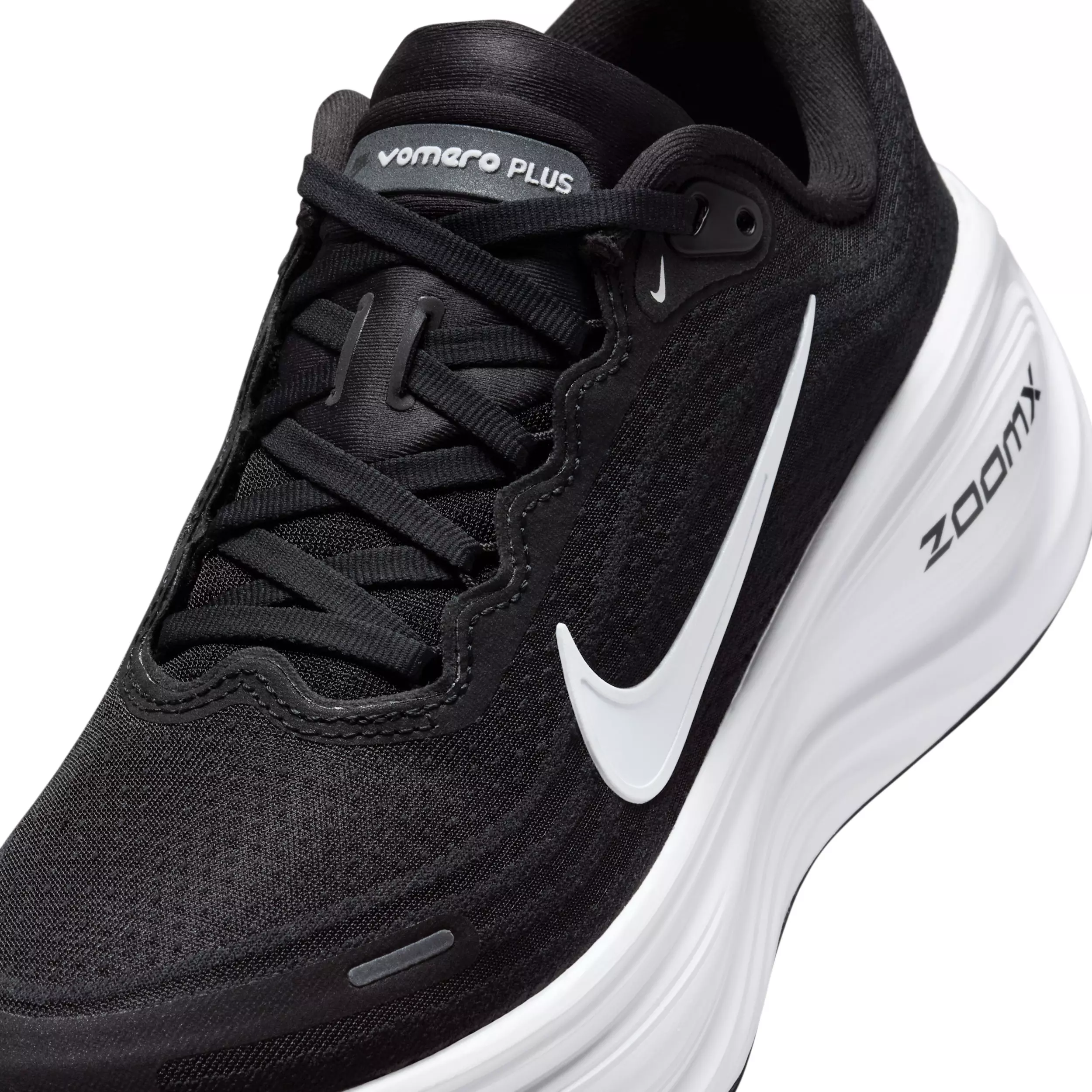 Nike Vomero Plus "Black/Cool Grey/Metallic Dark Grey/White" Women's Running Shoe - BLACK/GREY/DK GREY/WHITE