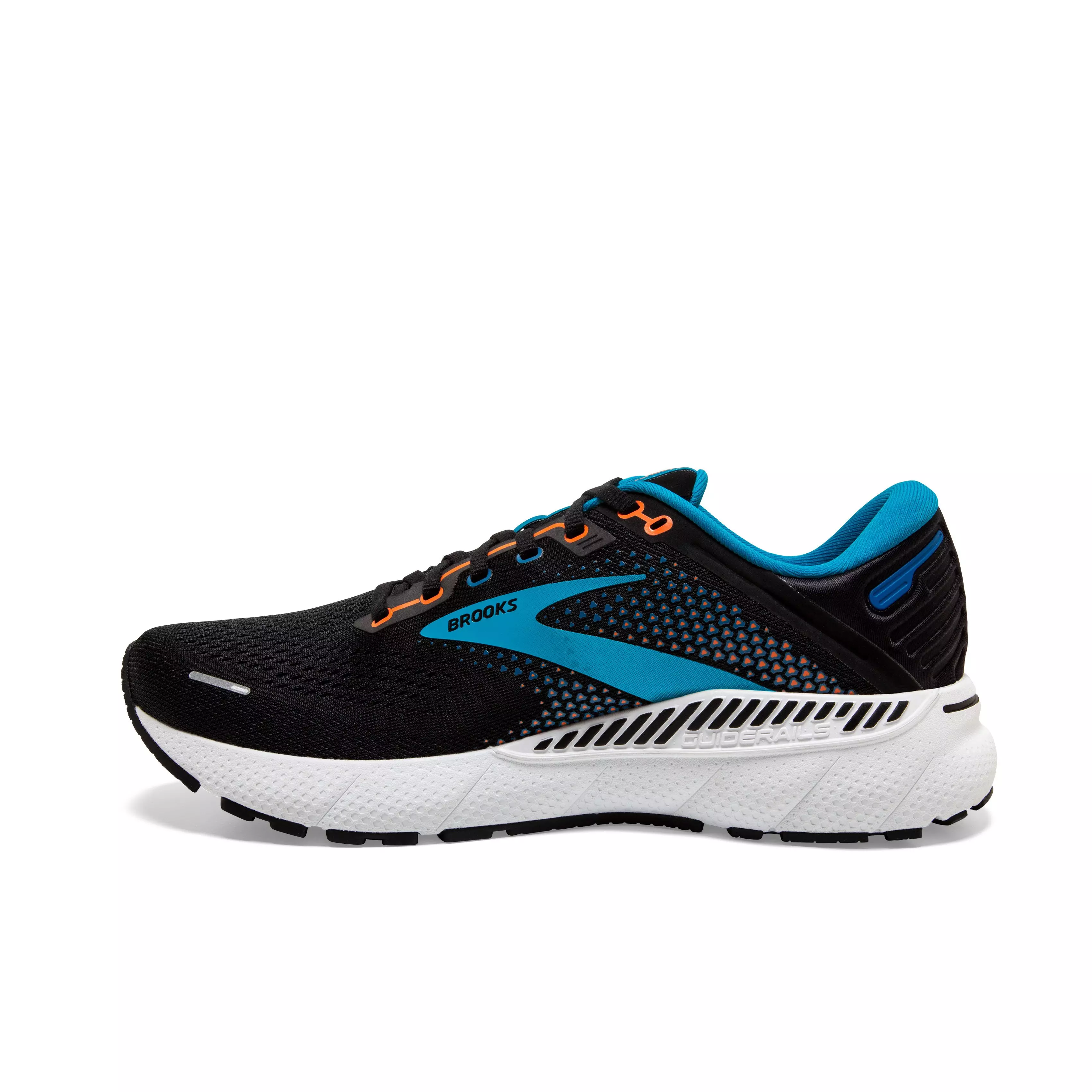 Brooks Adrenaline GTS 22 "Black/Blue/Orange" Men's Running Shoe - BLACK/BLUE/ORANGE