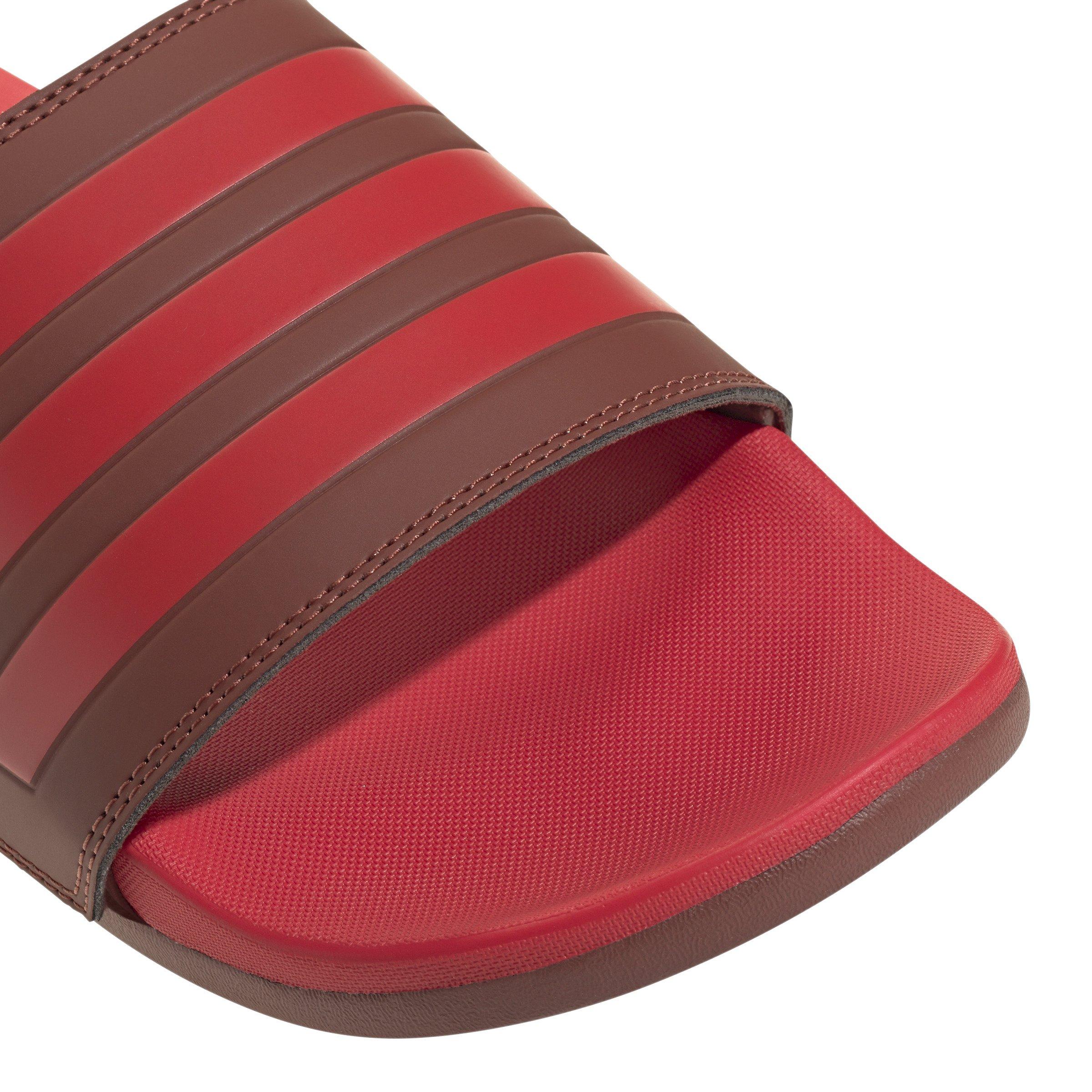 adidas Adilette Comfort "Preloved Ruby/Pure Ruby/Pure Ruby" Unisex Slide - RED Thumbnail View 7
