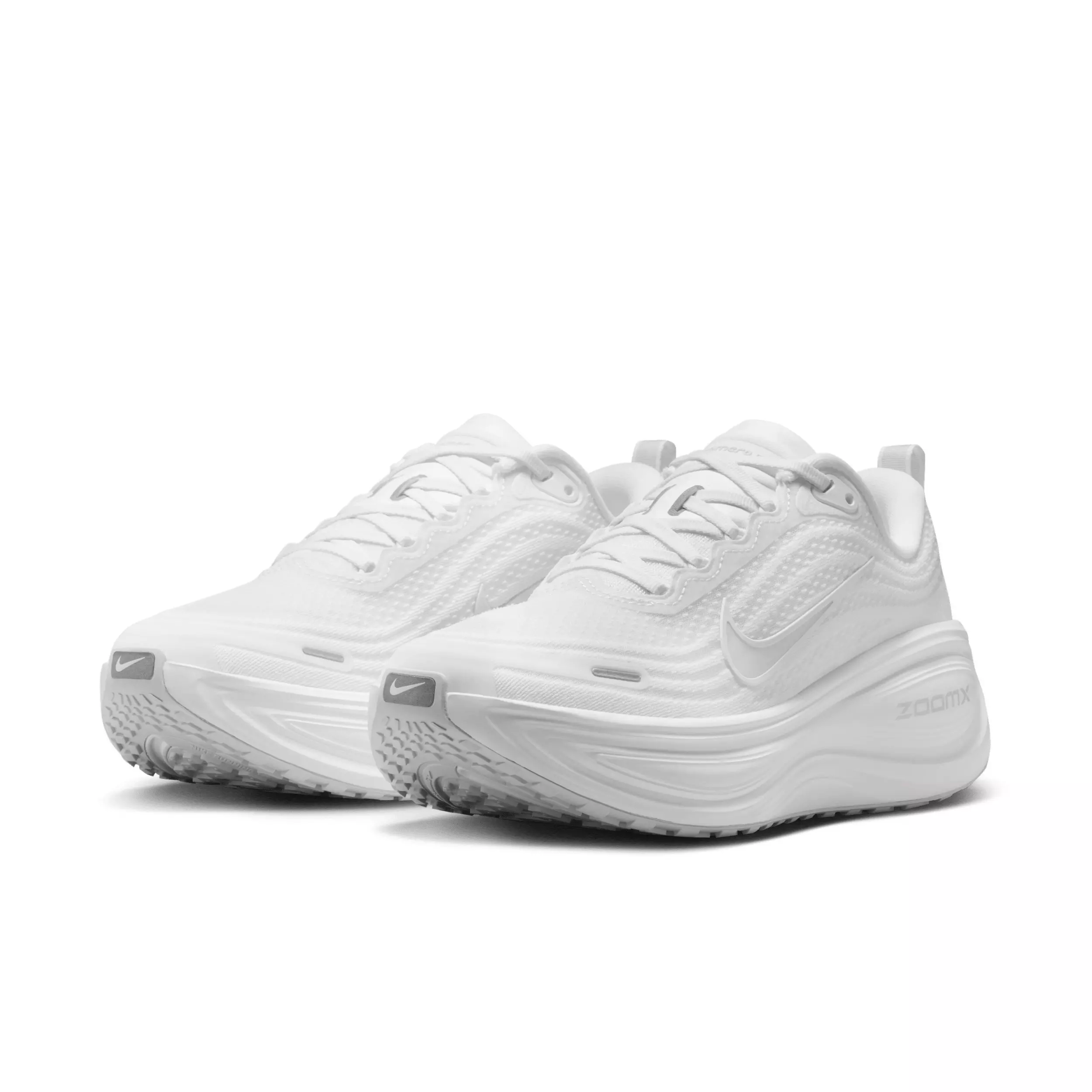 Nike Vomero Plus "White/Photon Dust/Metallic Silver/Summit White" Women's Running Shoe - WHITE/DUST/SILVER/WHITE