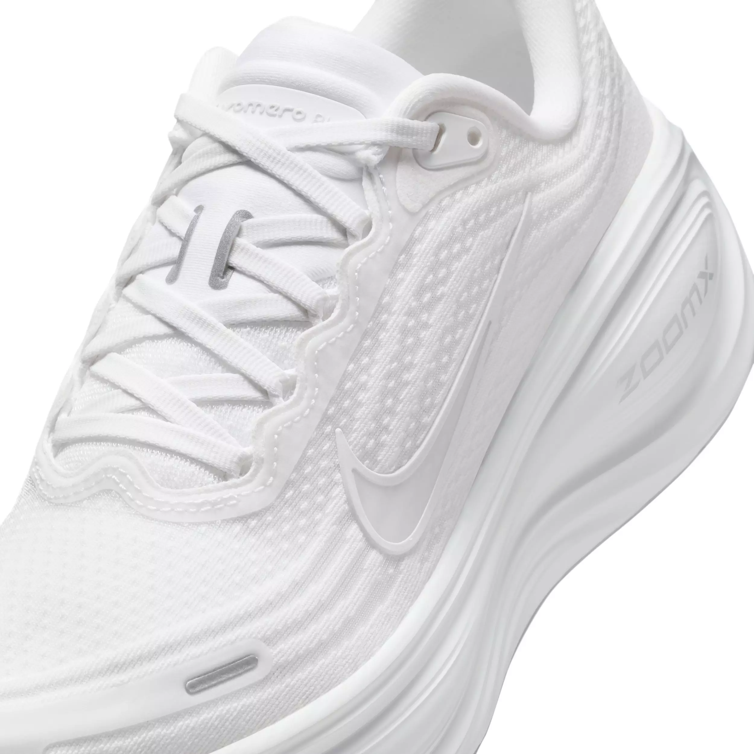 Nike Vomero Plus "White/Photon Dust/Metallic Silver/Summit White" Women's Running Shoe - WHITE/DUST/SILVER/WHITE