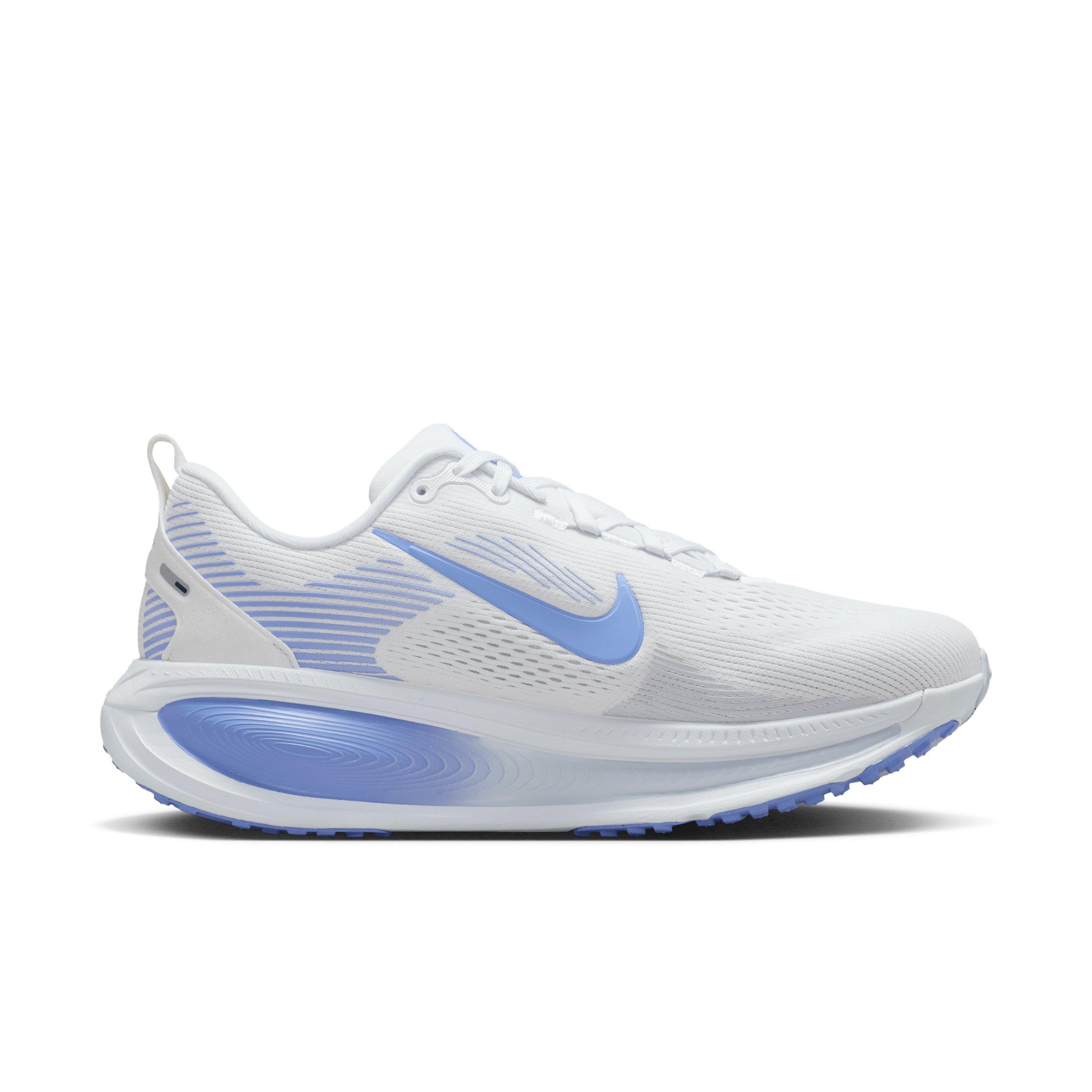 Nike Vomero 18 "White/Football Grey/Royal Pulse" Women's Wide Running Shoe - WHITE/GREY/ROYAL Thumbnail View 1