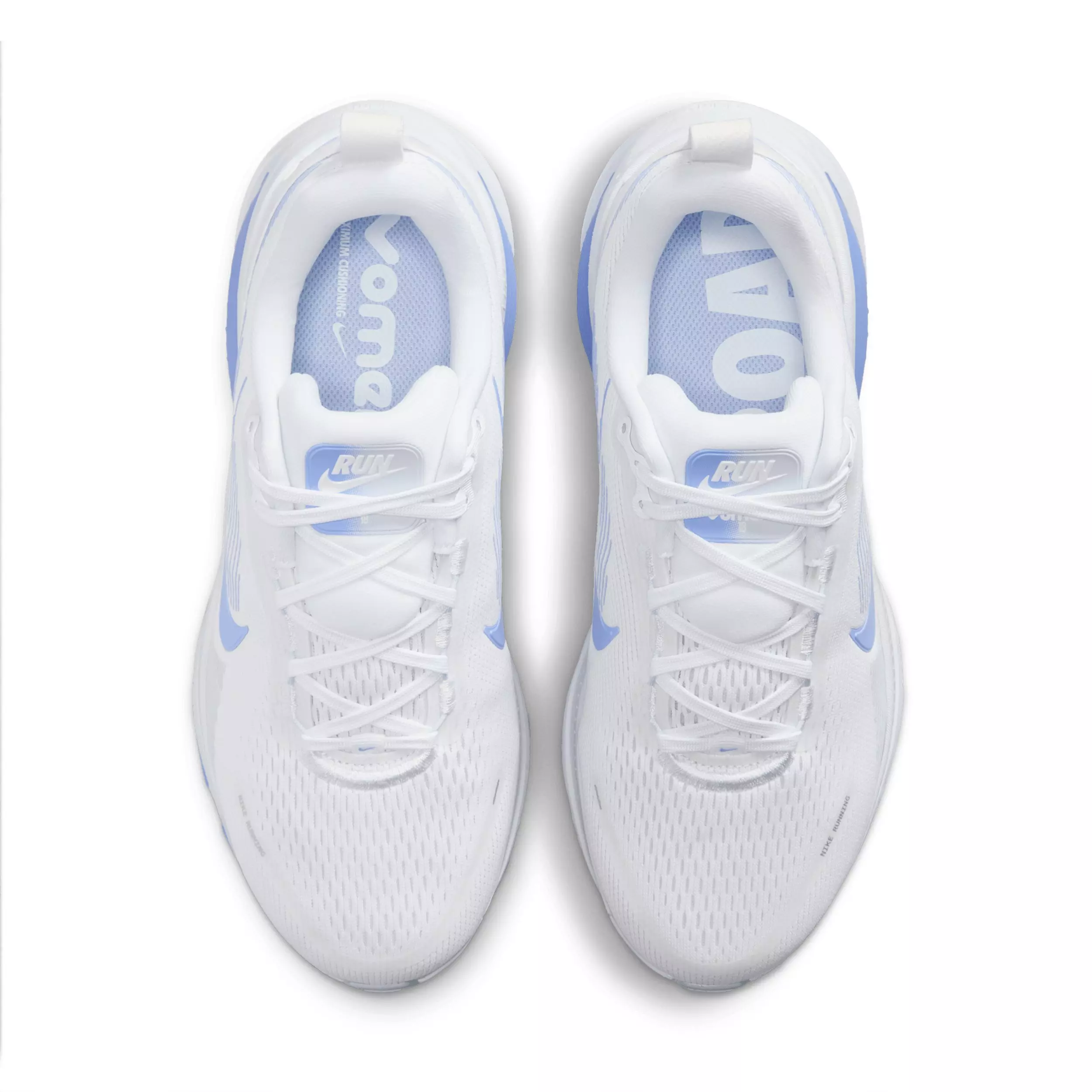 Nike Vomero 18 "White/Football Grey/Royal Pulse" Women's Wide Running Shoe - WHITE/GREY/ROYAL