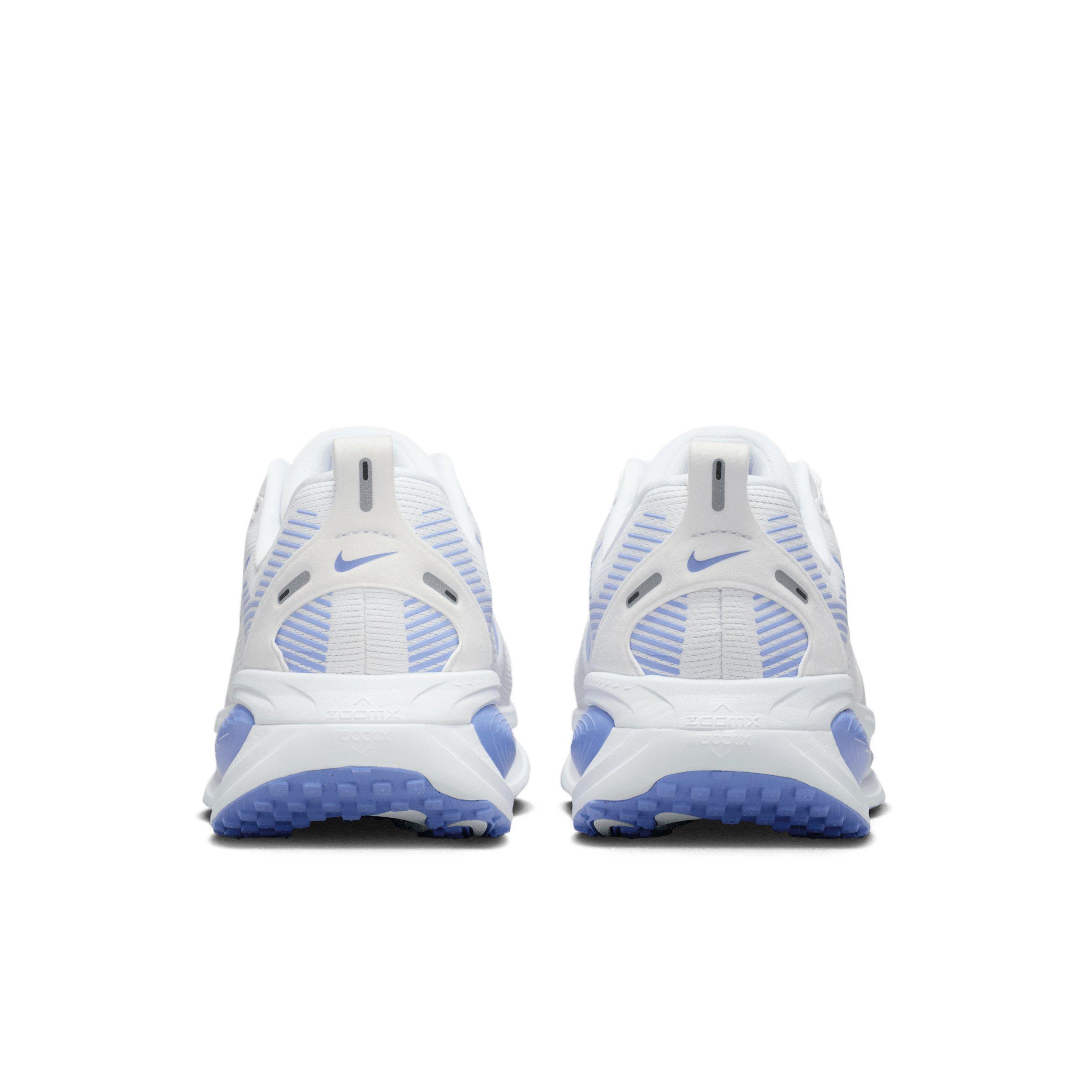 Nike Vomero 18 "White/Football Grey/Royal Pulse" Women's Wide Running Shoe - WHITE/GREY/ROYAL Thumbnail View 5