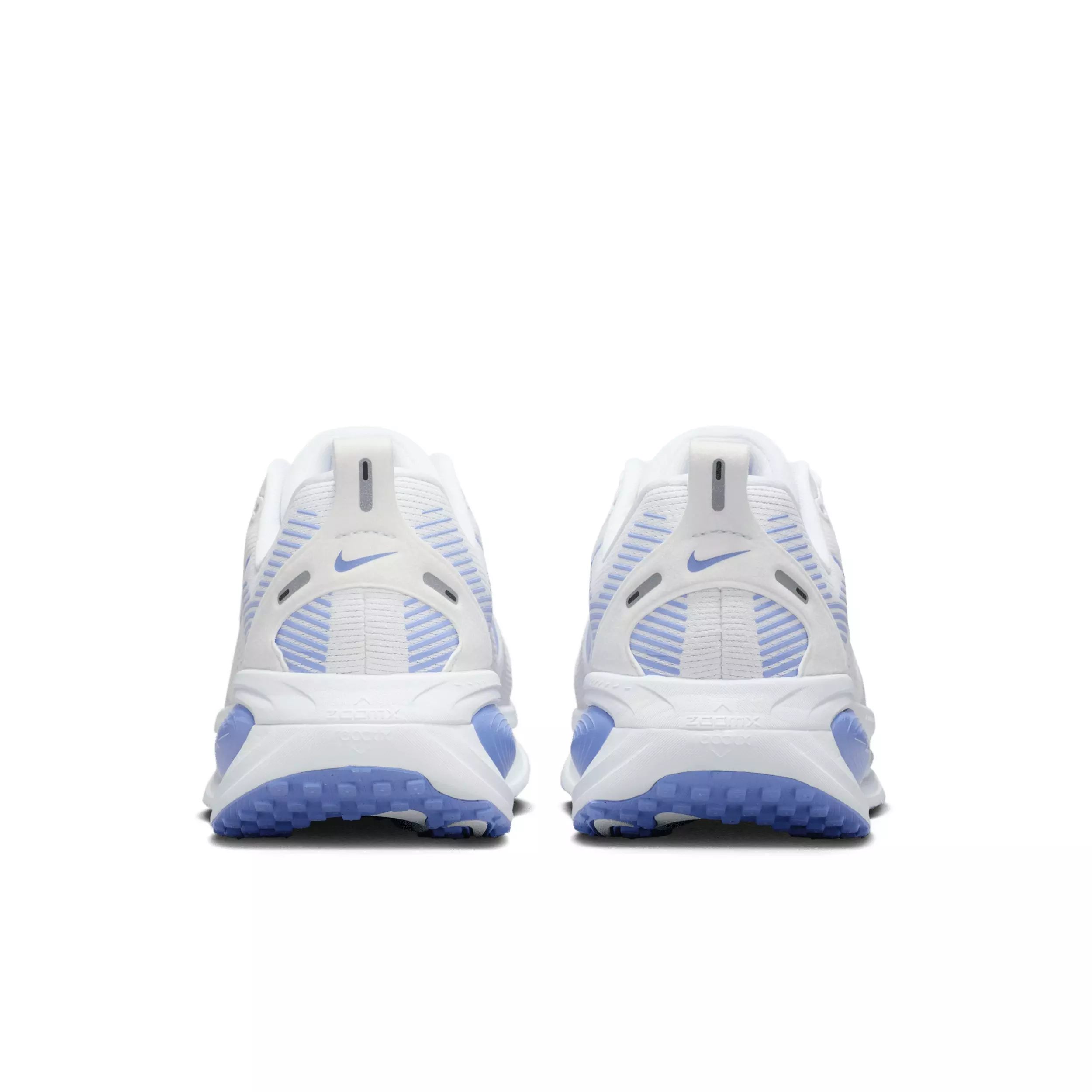 Nike Vomero 18 "White/Football Grey/Royal Pulse" Women's Wide Running Shoe - WHITE/GREY/ROYAL