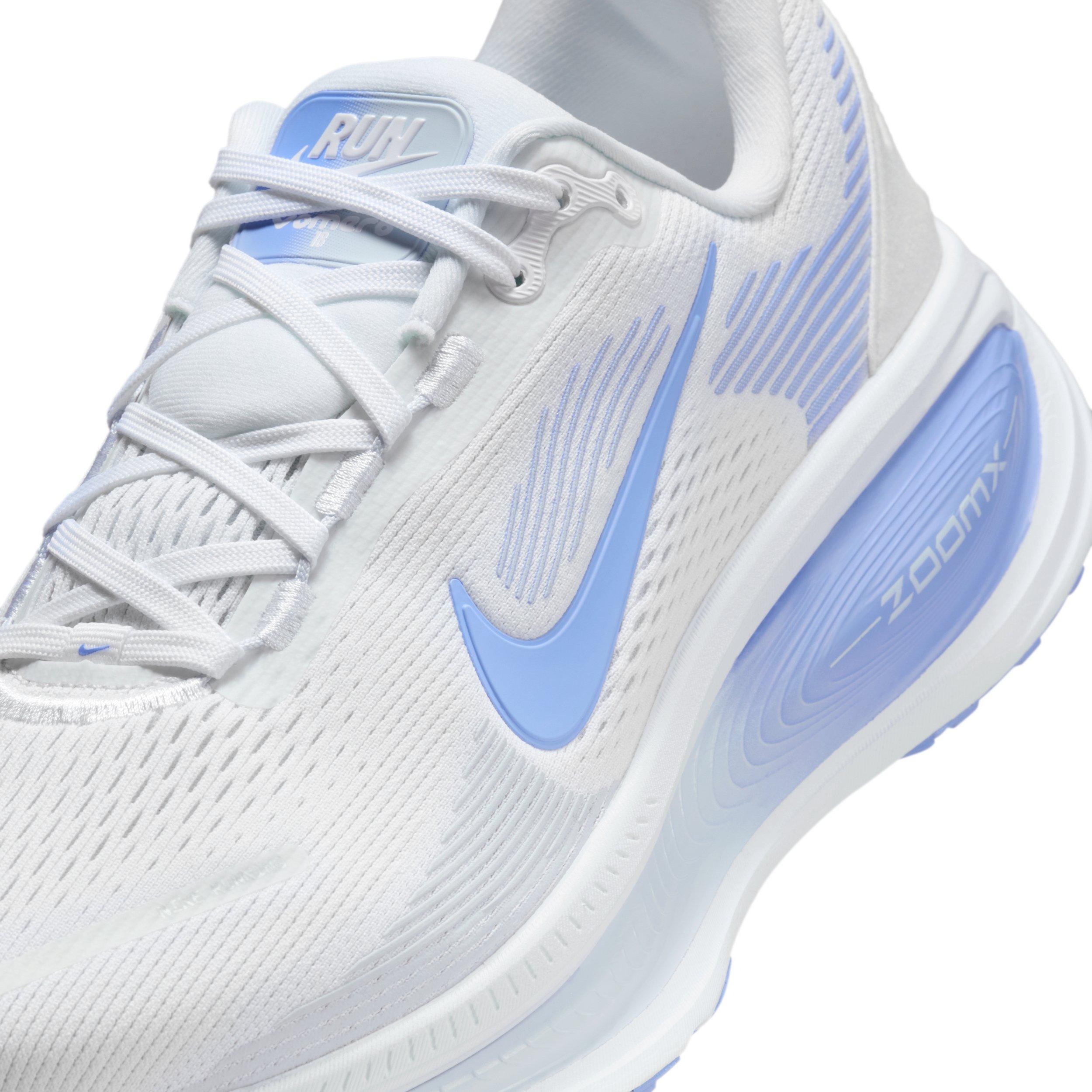 Nike Vomero 18 "White/Football Grey/Royal Pulse" Women's Wide Running Shoe - WHITE/GREY/ROYAL Thumbnail View 7