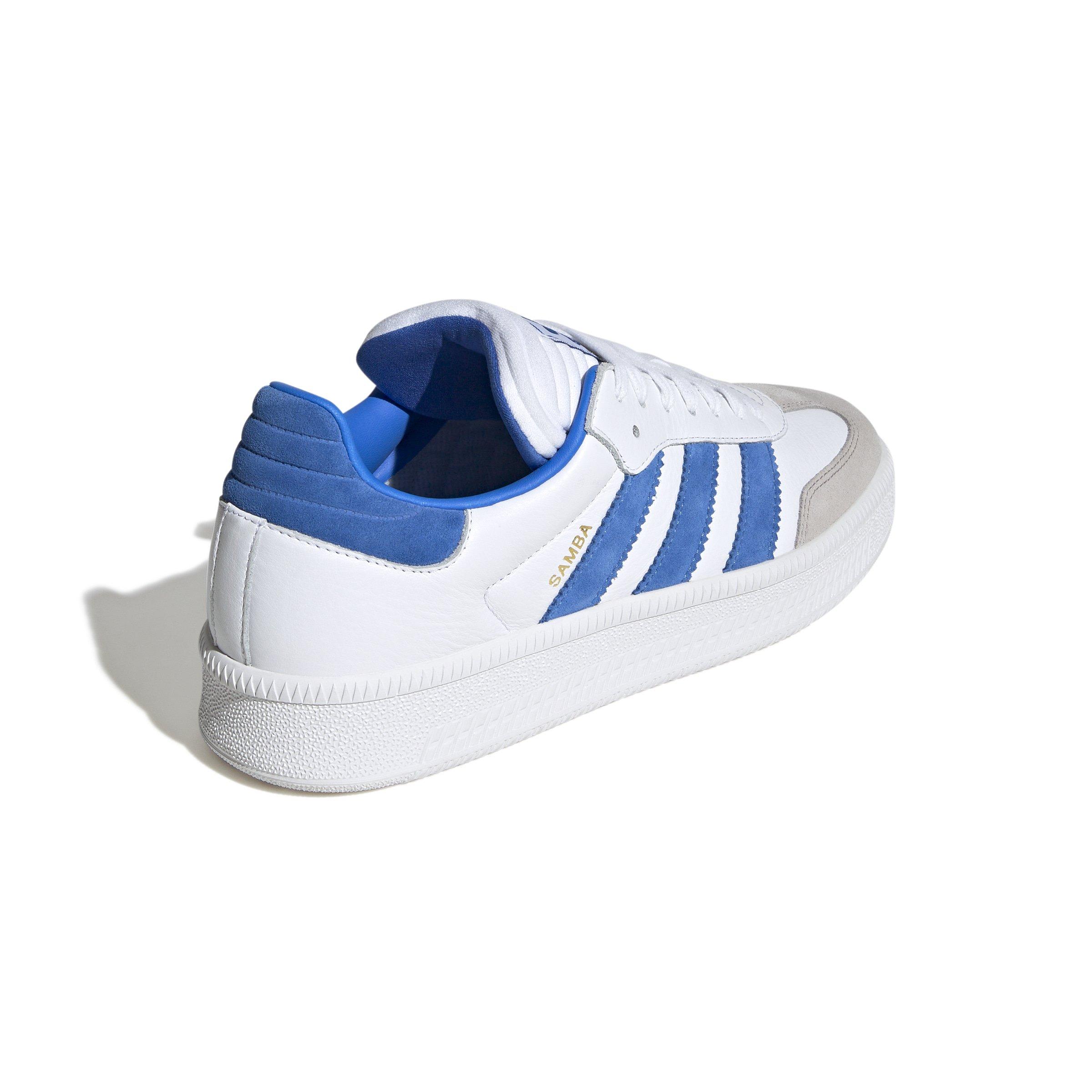 adidas Originals Samba XLG "Ftwr White/Bright Royal/Clear Granite" Unisex Shoe - WHITE Thumbnail View 4