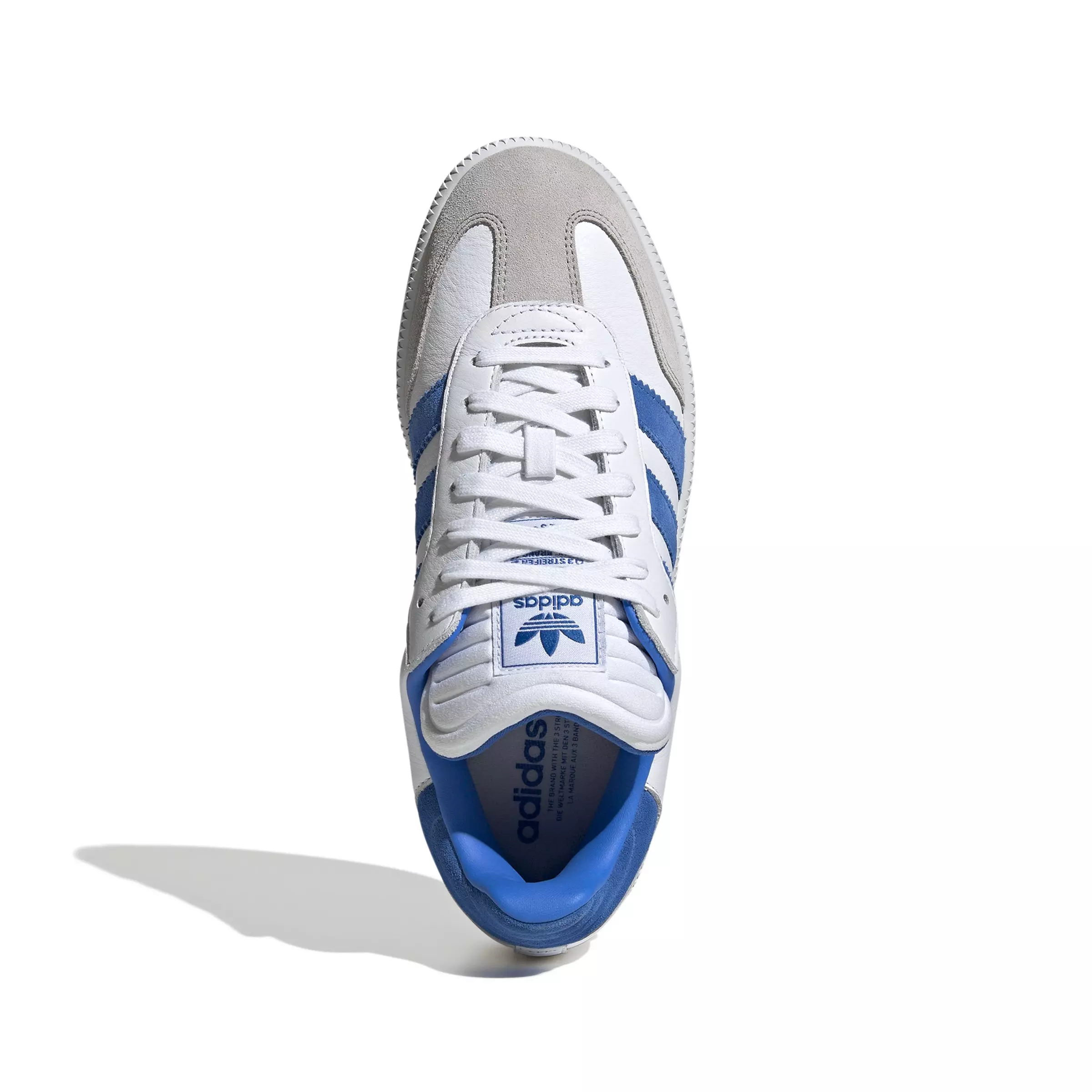 adidas Originals Samba XLG "Ftwr White/Bright Royal/Clear Granite" Unisex Shoe - WHITE