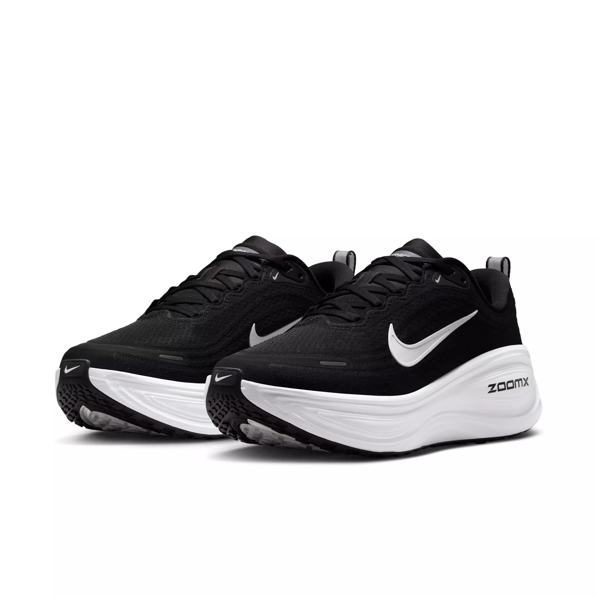 Nike Vomero Plus "Black/Cool Grey/Metallic Dark Grey/White" Women's Wide Running Shoe - BLACK/GREY/DK GREY/WHITE