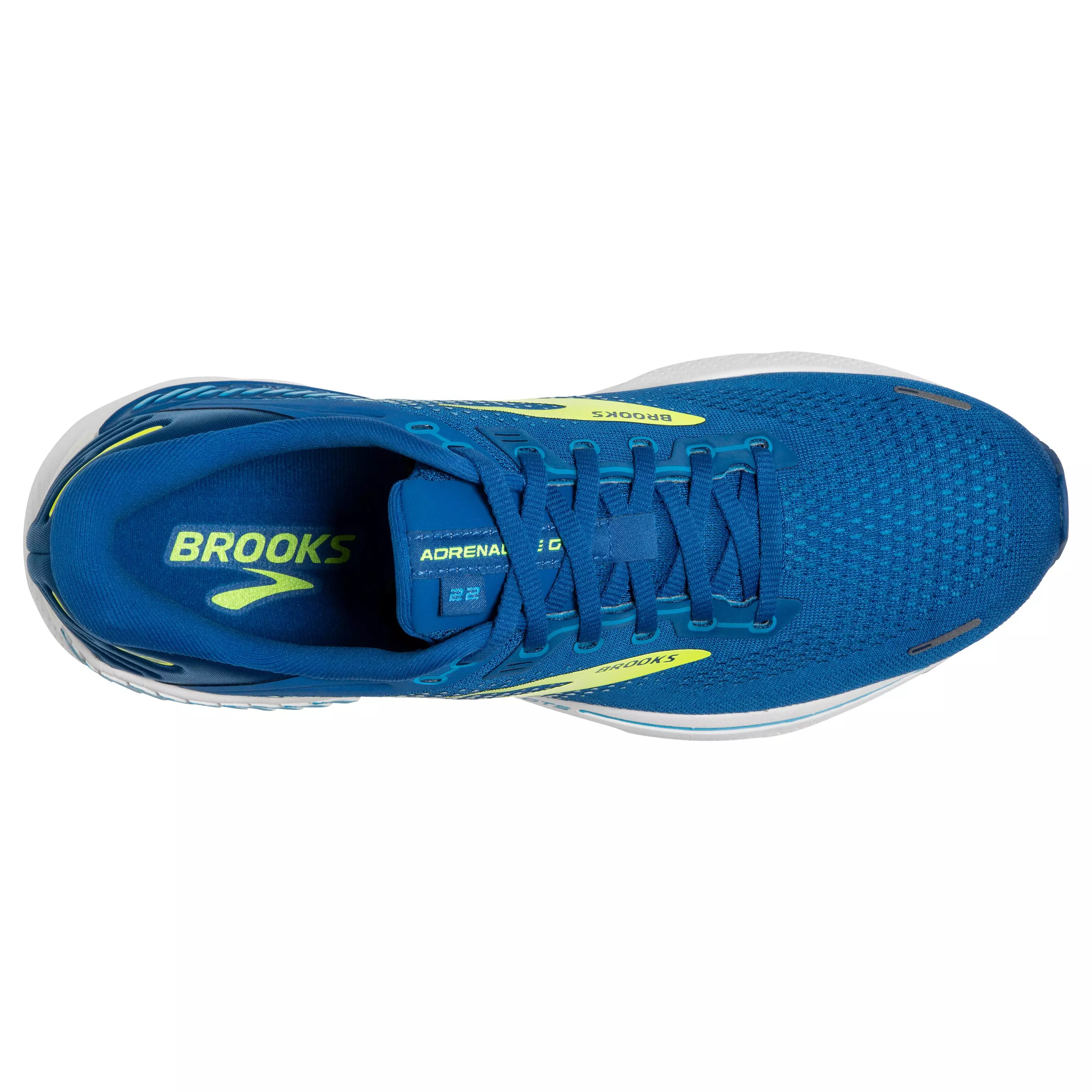 Brooks Adrenaline GTS 22 "Blue/Yellow" Men's Running Shoe - BLUE/YELLOW