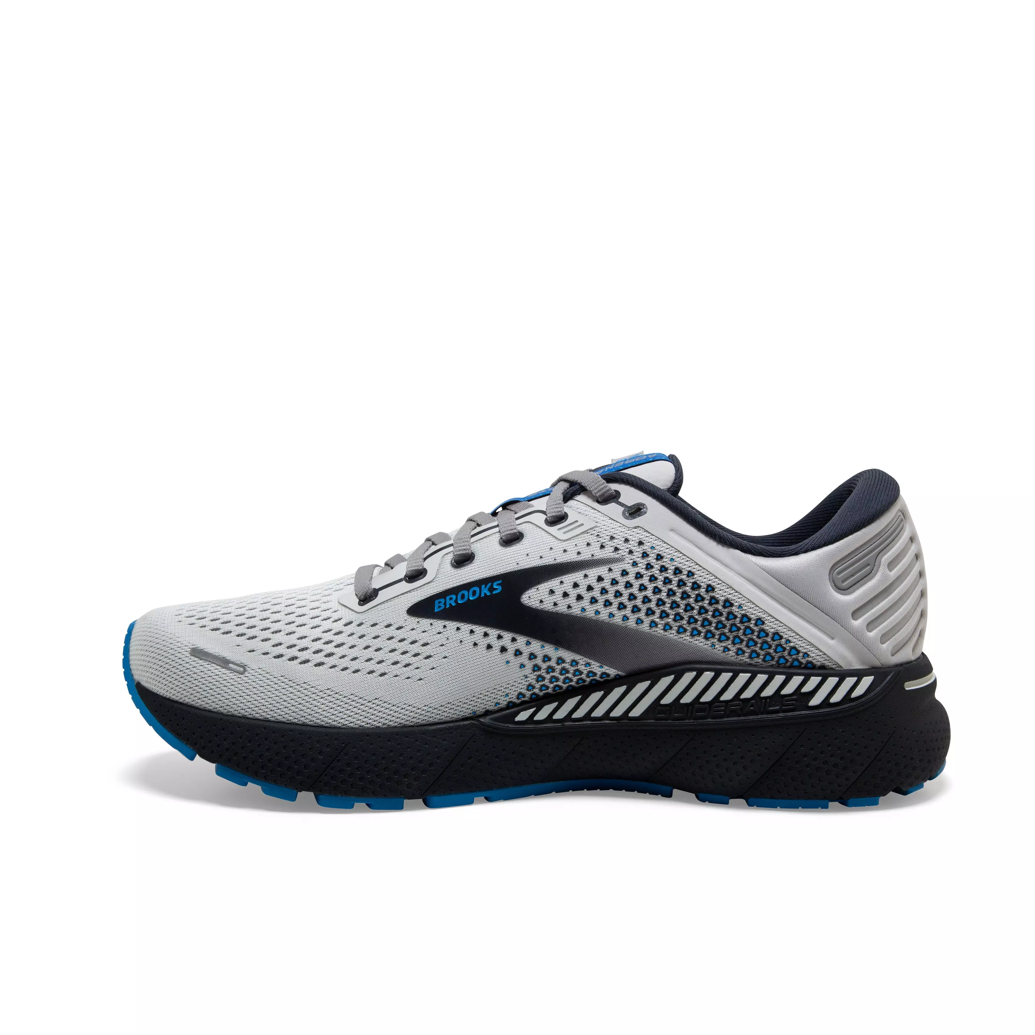 Brooks Adrenaline GTS 22 "Oyster/India Ink/Blue" Men's Wide Running Shoe - OYSTER/INK/BLUE