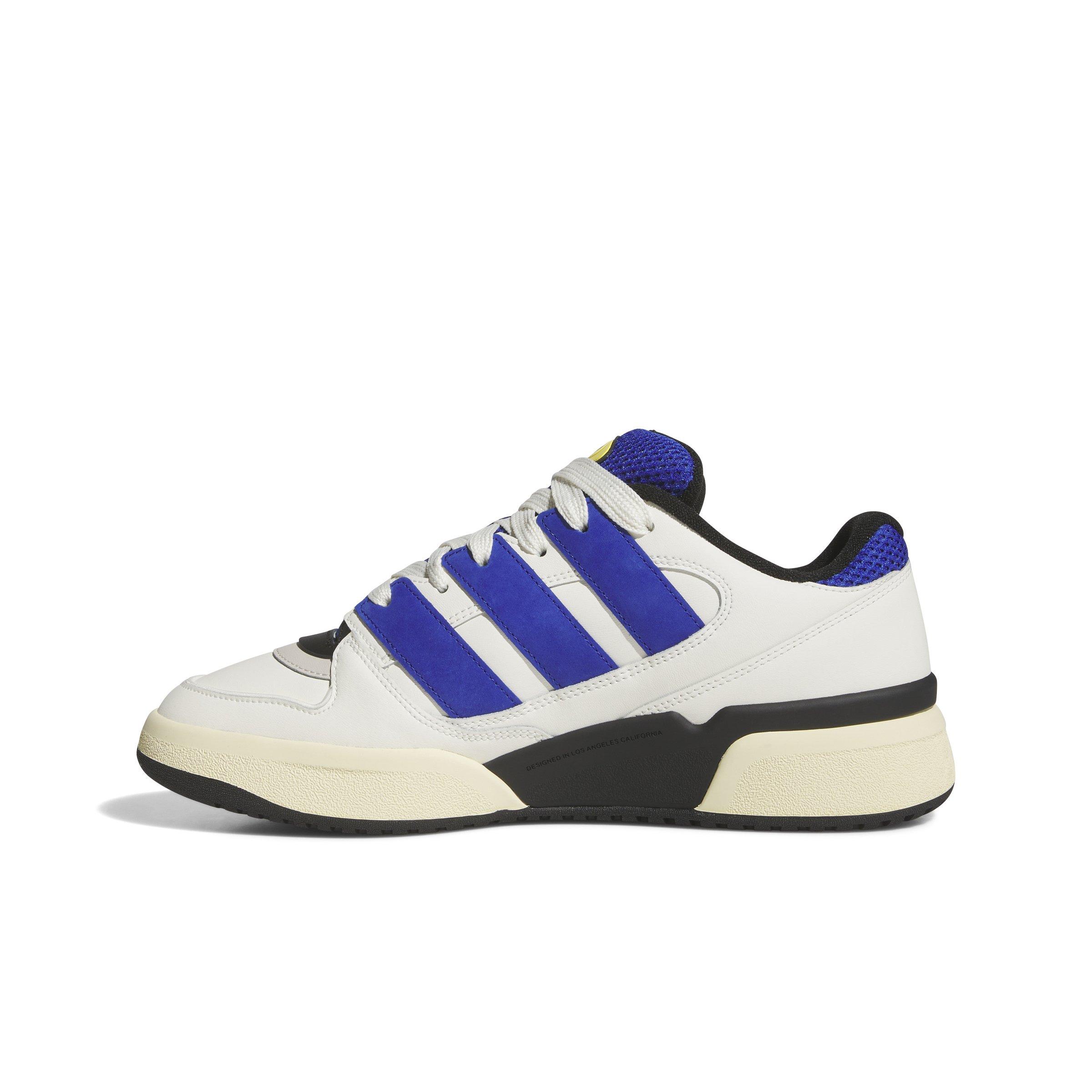 adidas Forum2000 "Off White/Semi Lucid Blue/Easy Yellow" Unisex Shoe - WHITE Thumbnail View 2