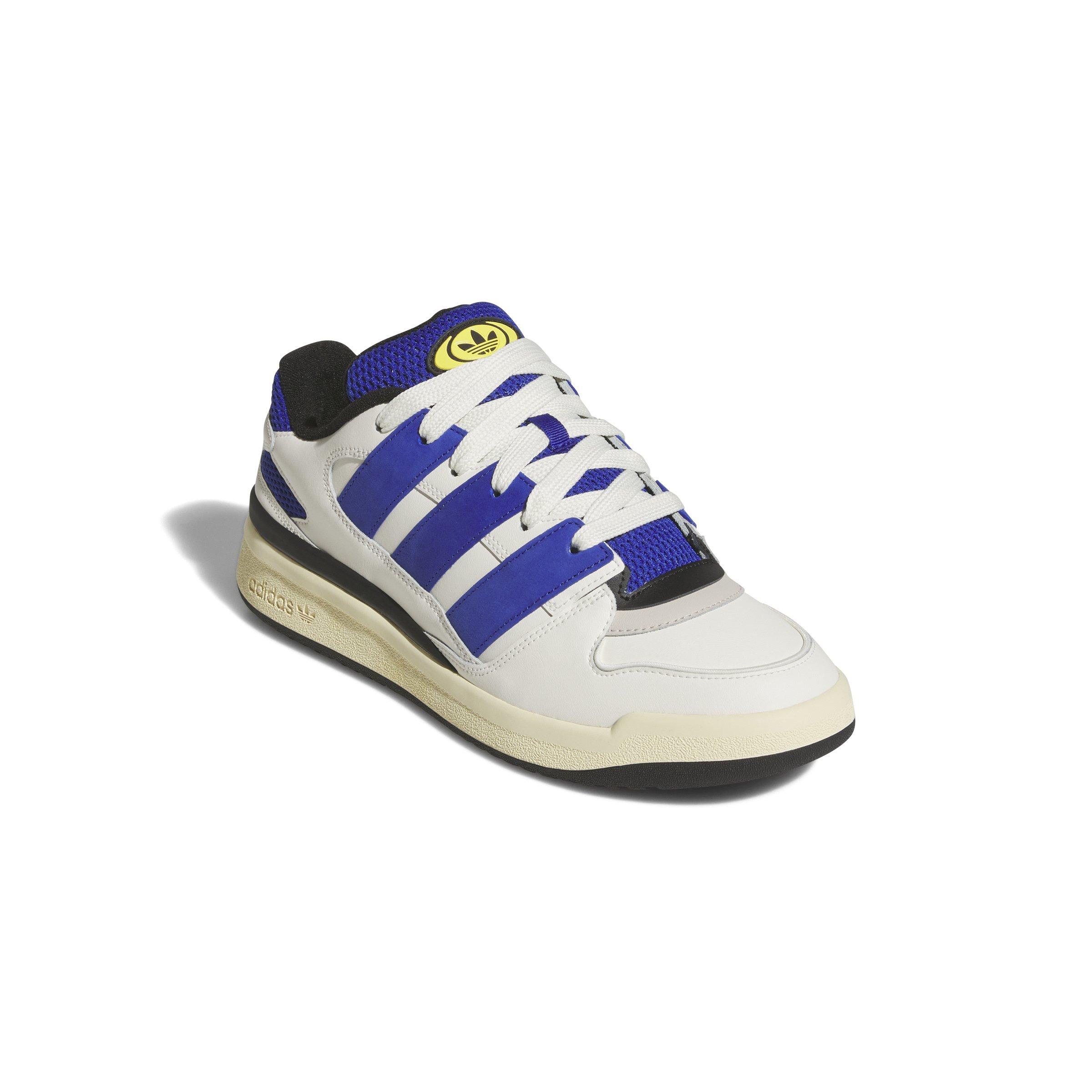 adidas Forum2000 "Off White/Semi Lucid Blue/Easy Yellow" Unisex Shoe - WHITE Thumbnail View 3