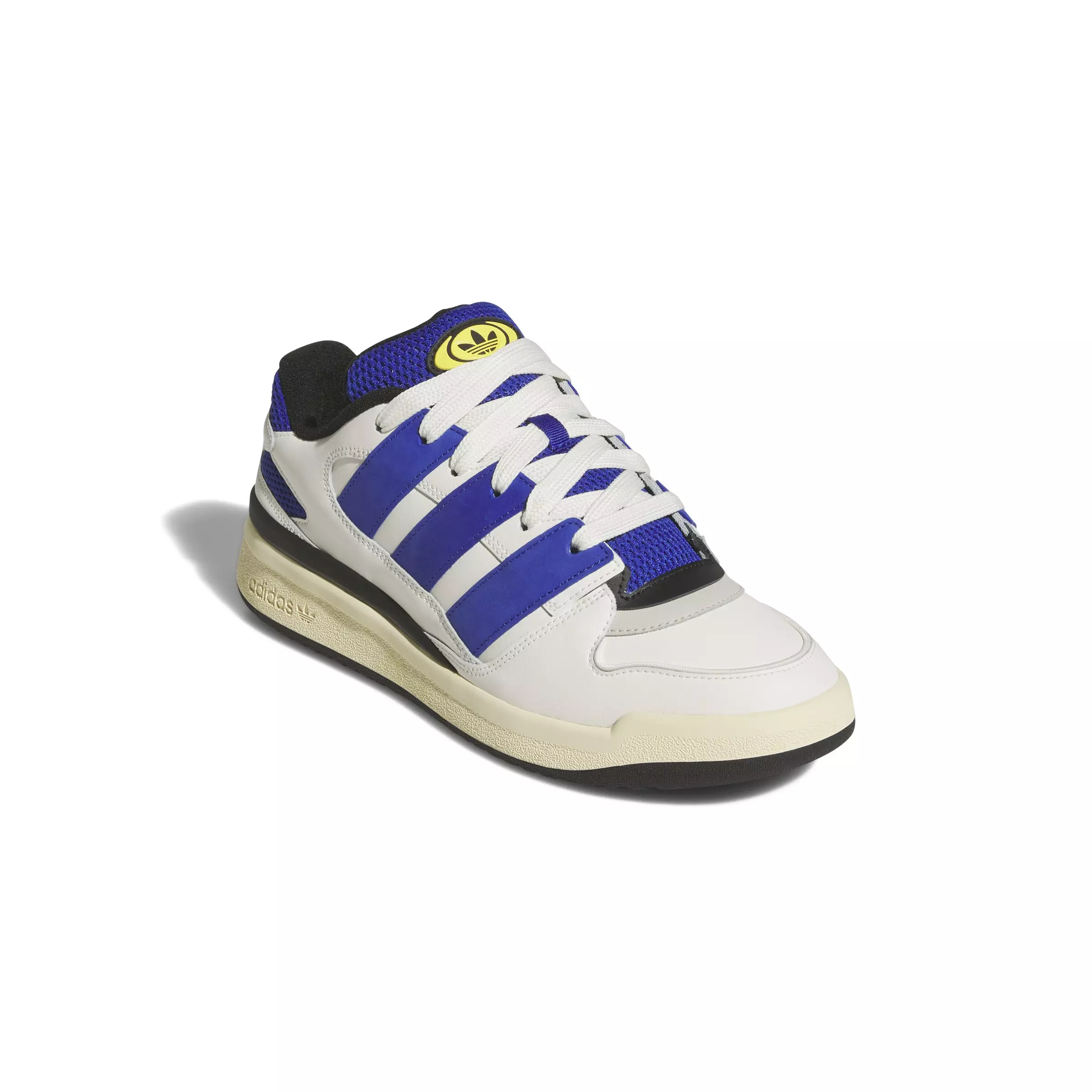 adidas Forum2000 "Off White/Semi Lucid Blue/Easy Yellow" Unisex Shoe - WHITE