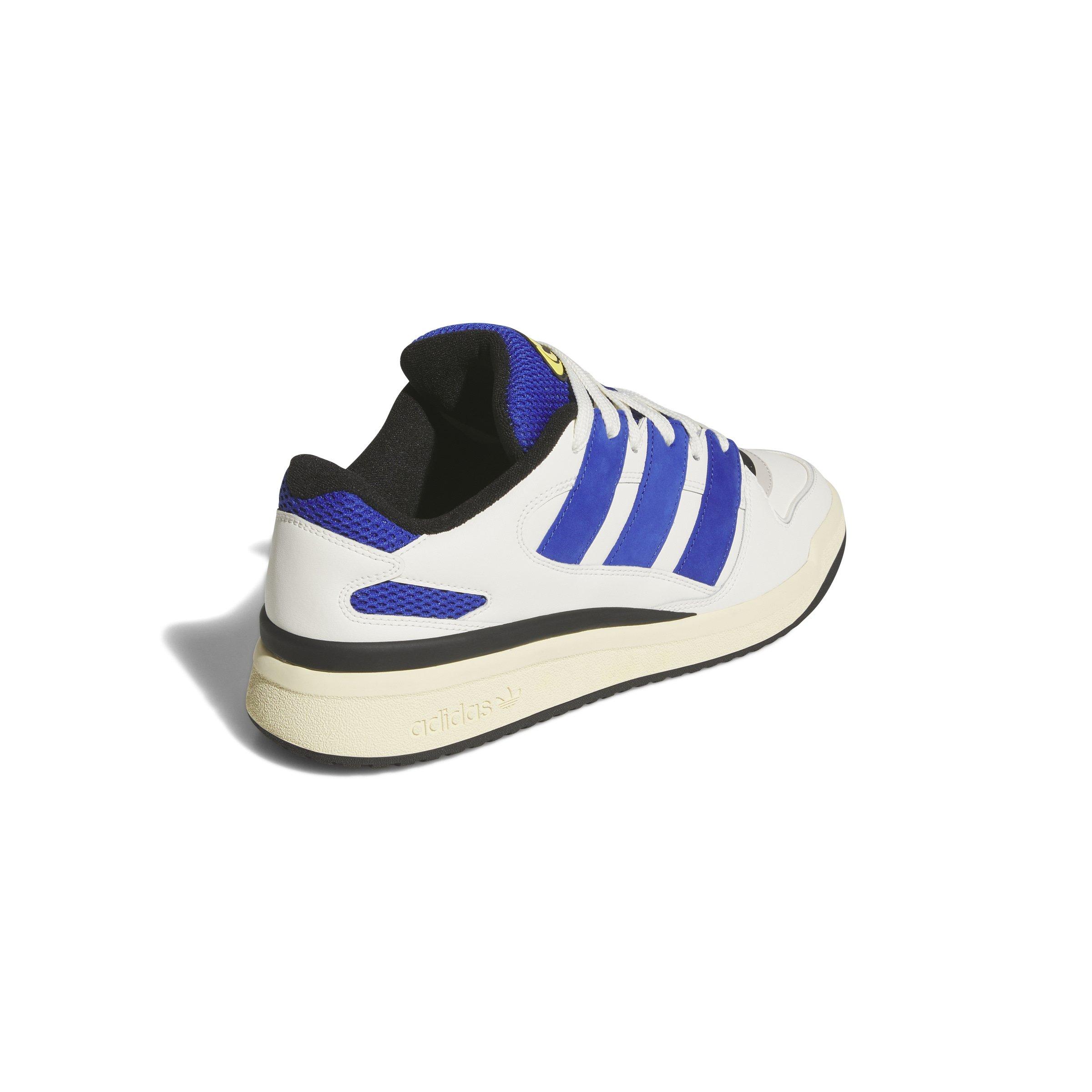 adidas Forum2000 "Off White/Semi Lucid Blue/Easy Yellow" Unisex Shoe - WHITE Thumbnail View 4