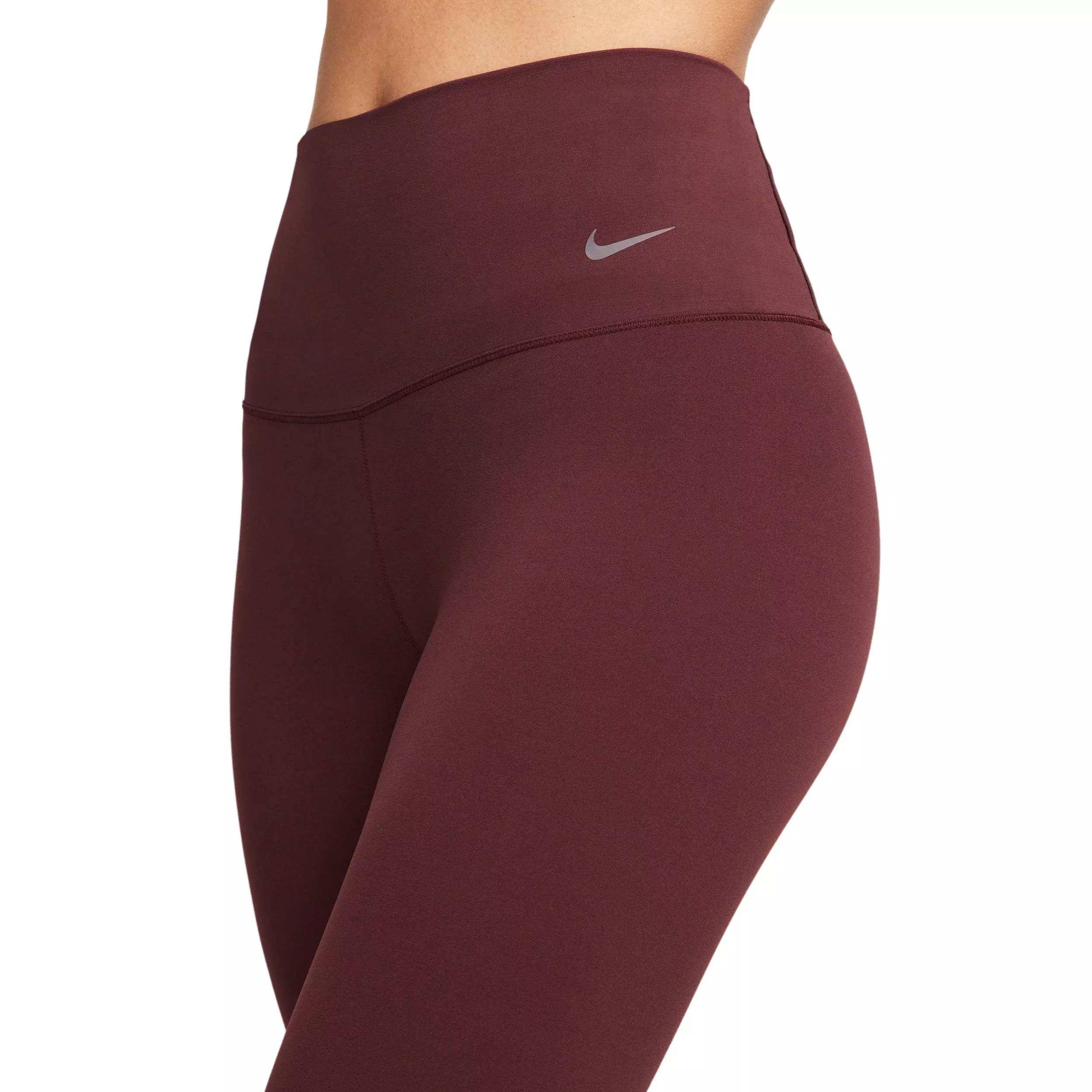Nike Women's Zenvy High-Waisted 7/8 Leggings - Burgundy - BURGUNDY
