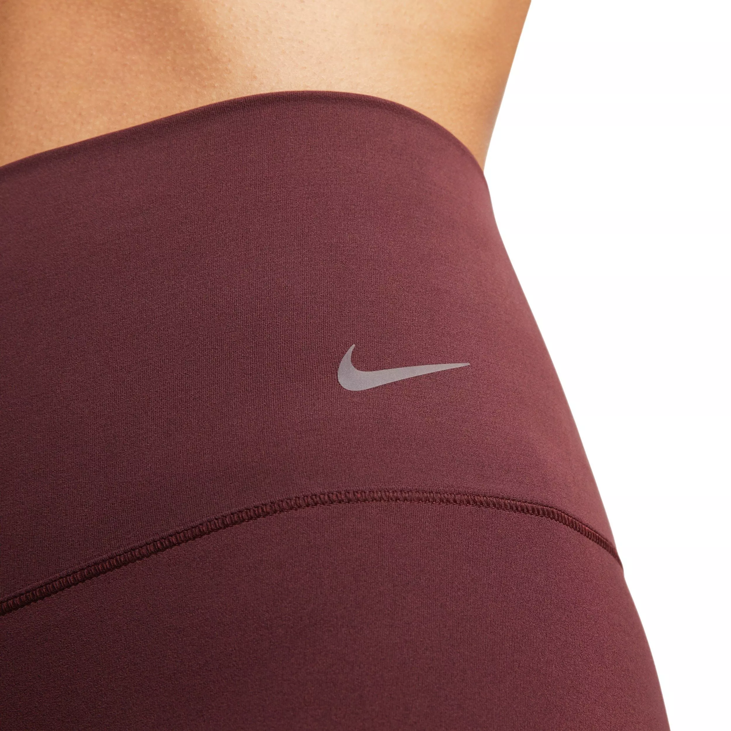Nike Women's Zenvy High-Waisted 7/8 Leggings - Burgundy - BURGUNDY