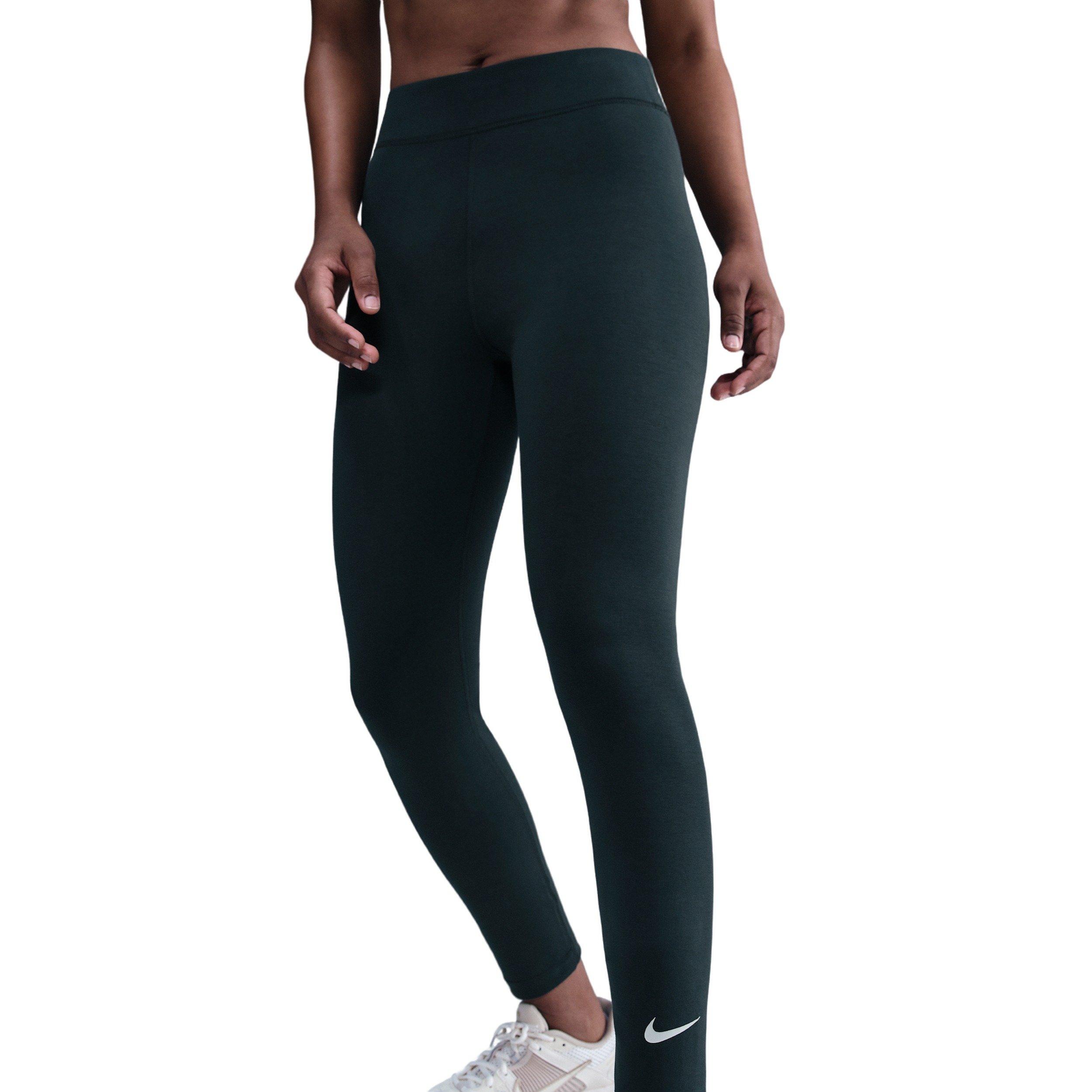 Nike Women's Sportswear Classic High-Waisted 7/8 Leggings - Green - GREEN Thumbnail View 3