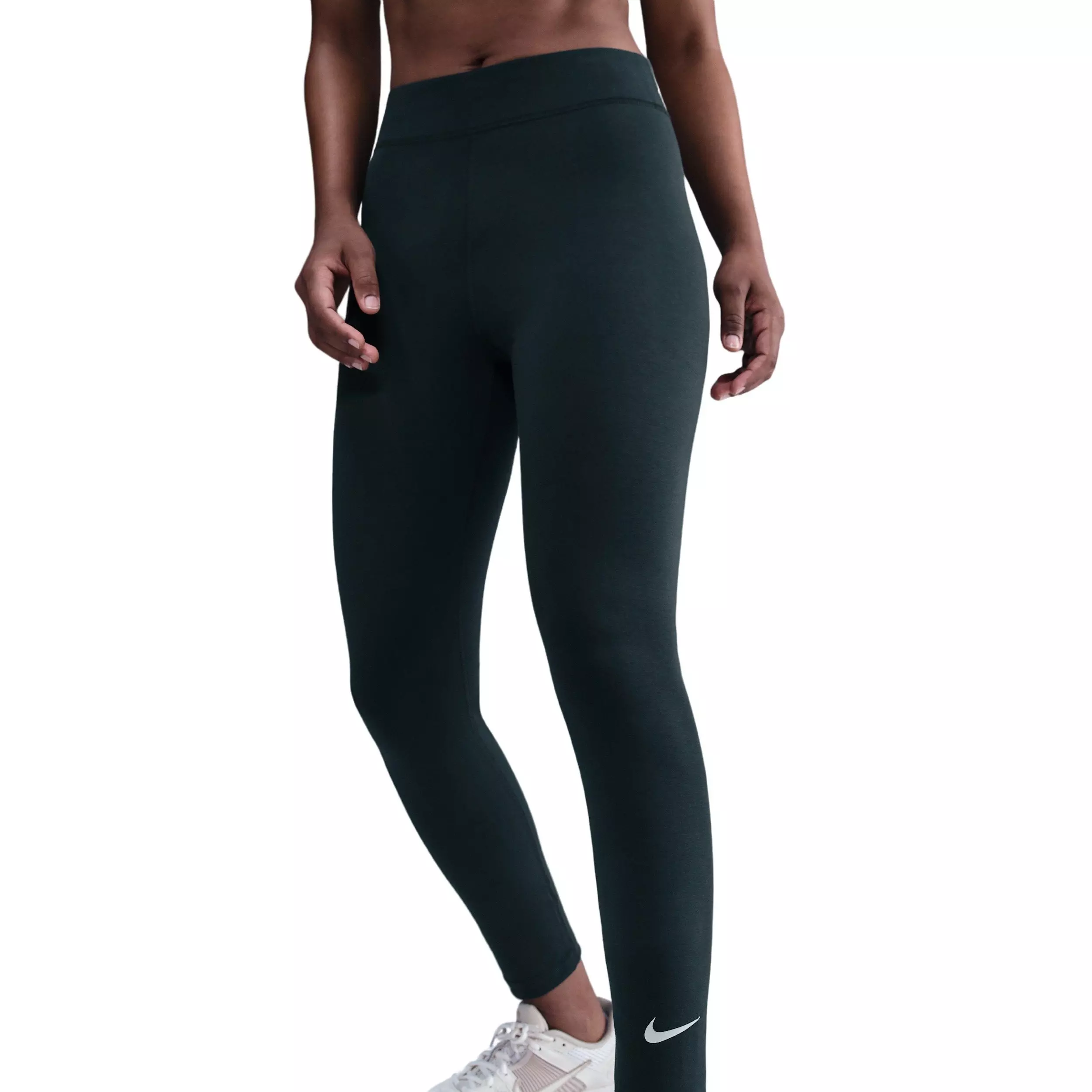 Nike Women's Sportswear Classic High-Waisted 7/8 Leggings - Green - GREEN