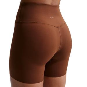 Nike Women's Zenvy High-Waisted 5" Biker Shorts - Brown - BROWN
