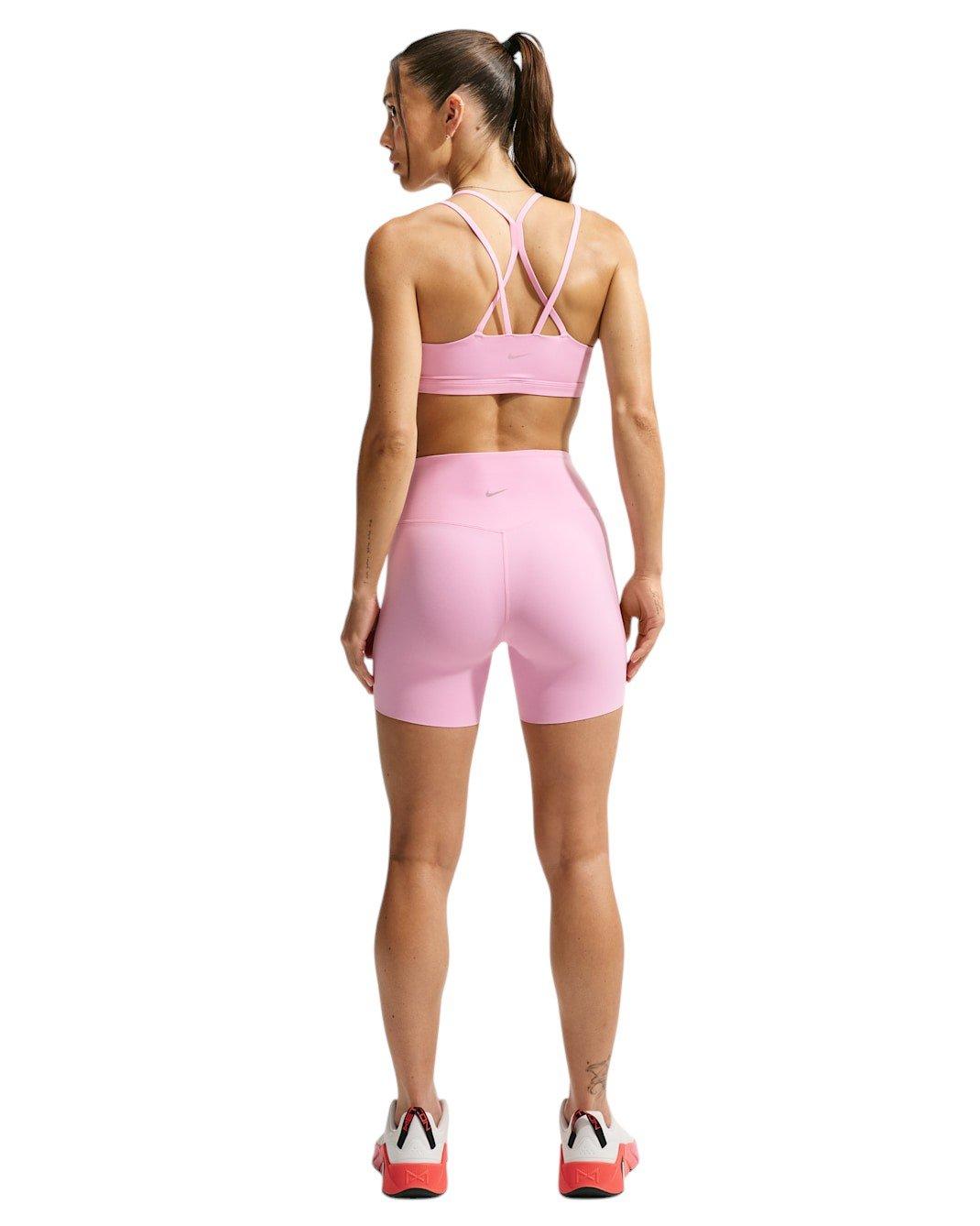 Nike Women's Zenvy High-Waisted 5" Biker Shorts - Pink - PINK