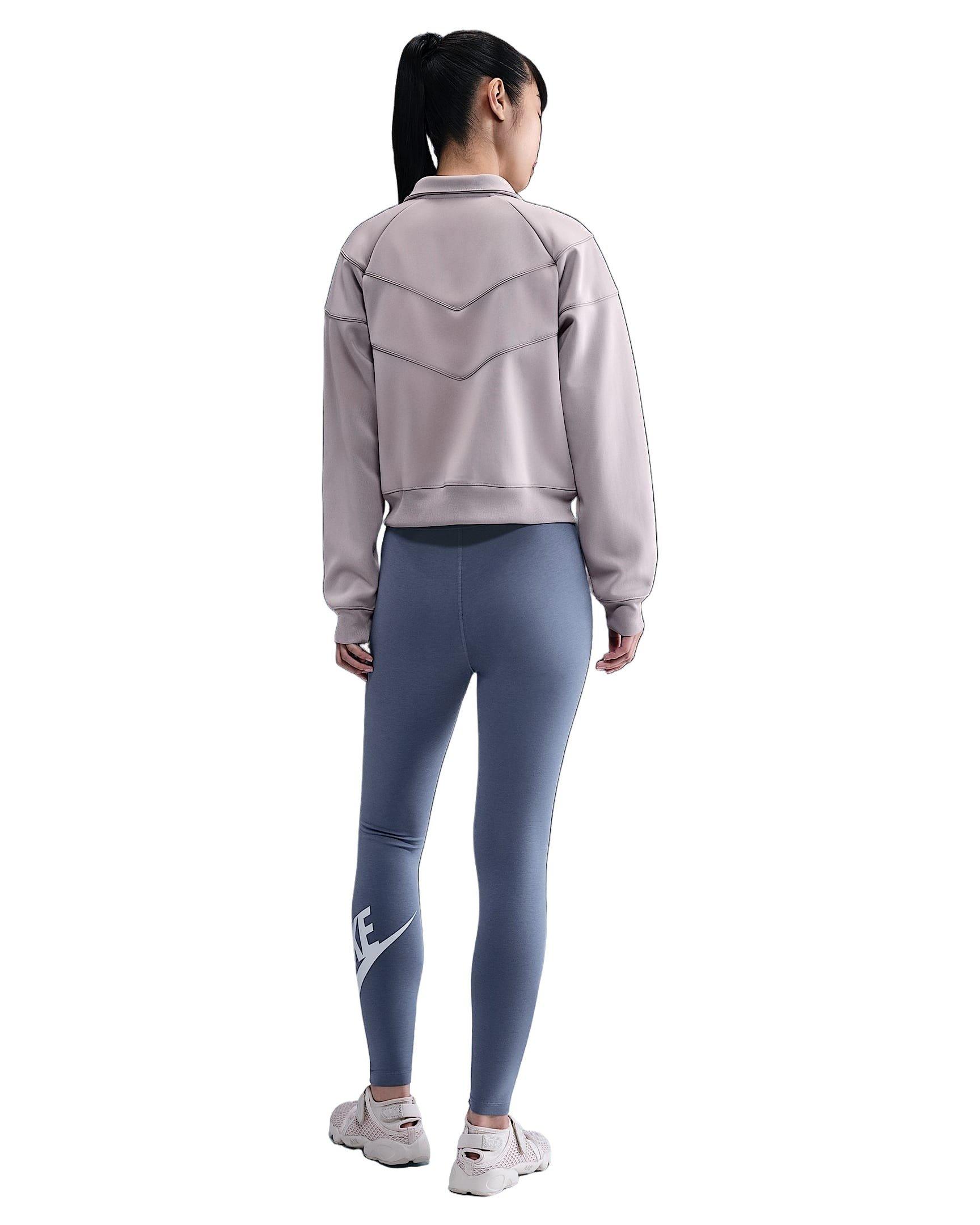 Nike Women's Sportswear Classics High-Waisted Graphic Leggings - Blue - BLUE Thumbnail View 2