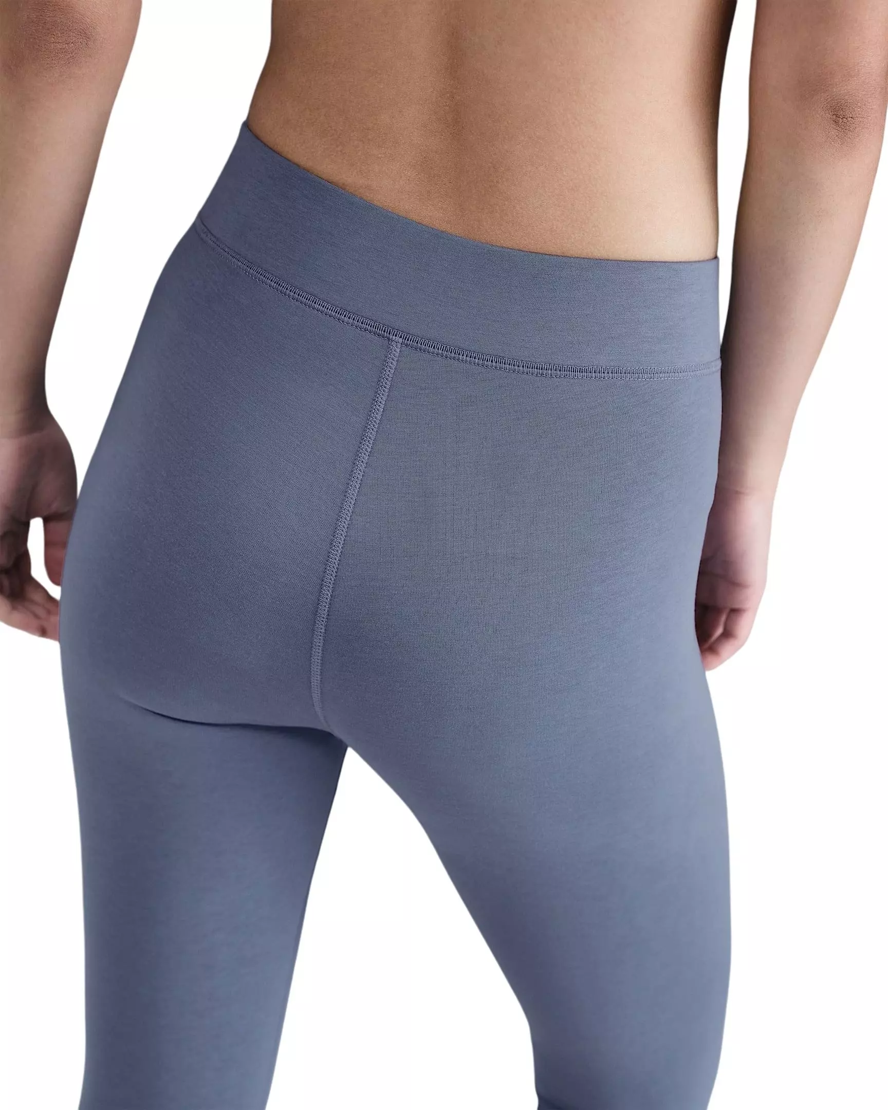 Nike Women's Sportswear Classics High-Waisted Graphic Leggings - Blue - BLUE