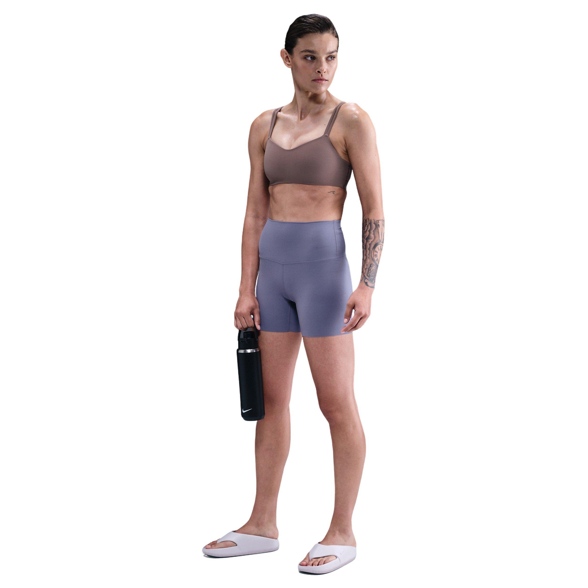 Nike Women's Zenvy High-Waisted 5" Biker Shorts - Blue - BLUE Thumbnail View 1