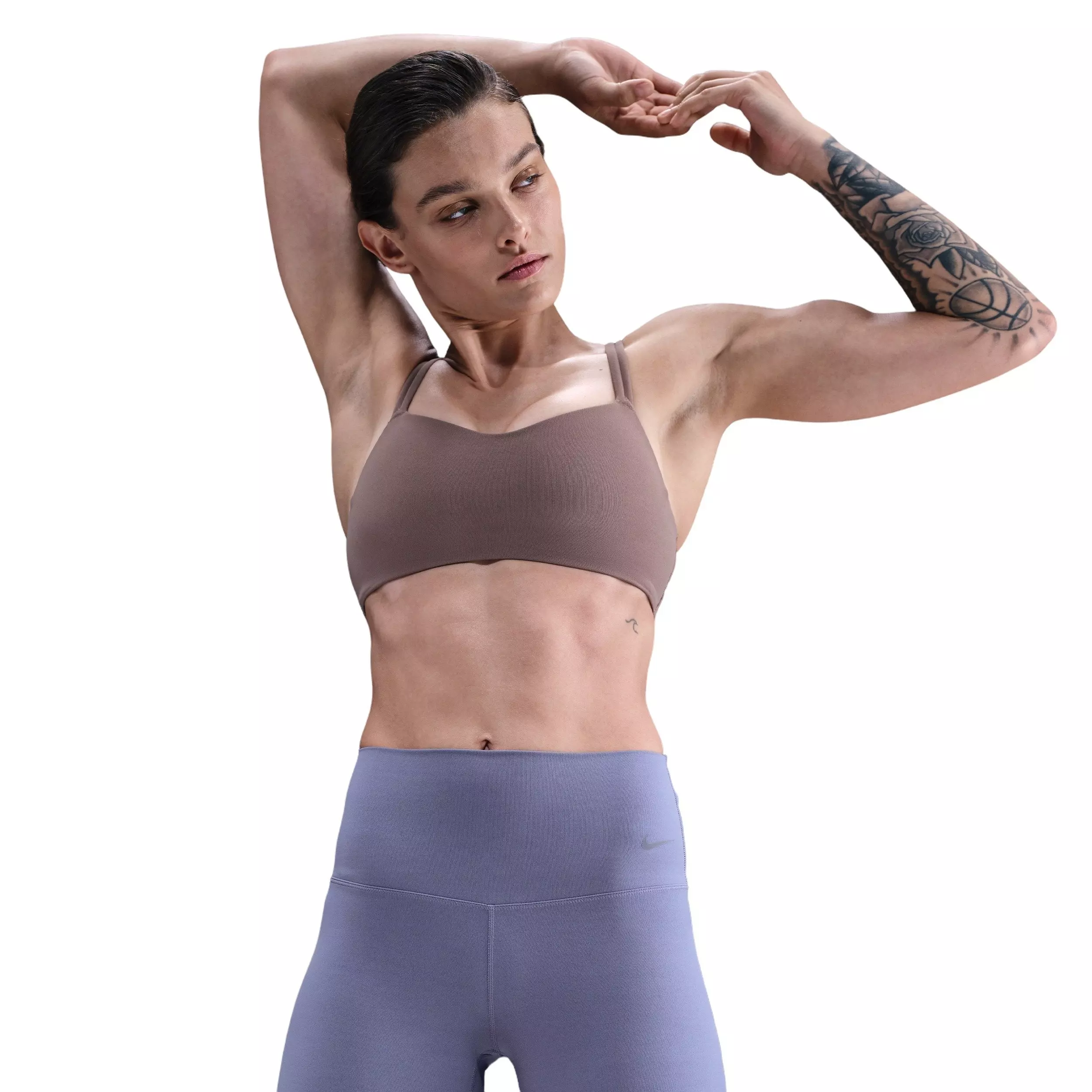 Nike Women's Zenvy High-Waisted 5" Biker Shorts - Blue - BLUE