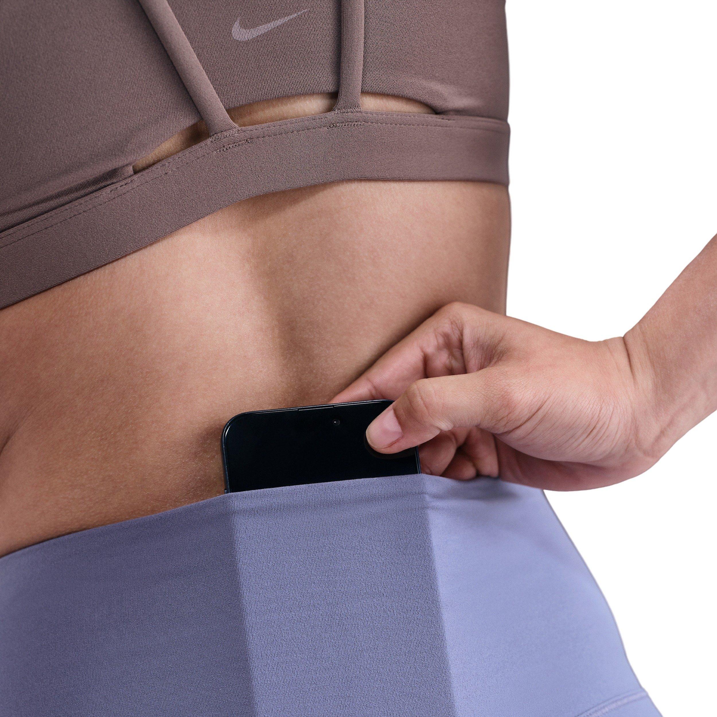 Nike Women's Zenvy High-Waisted 5" Biker Shorts - Blue - BLUE Thumbnail View 6