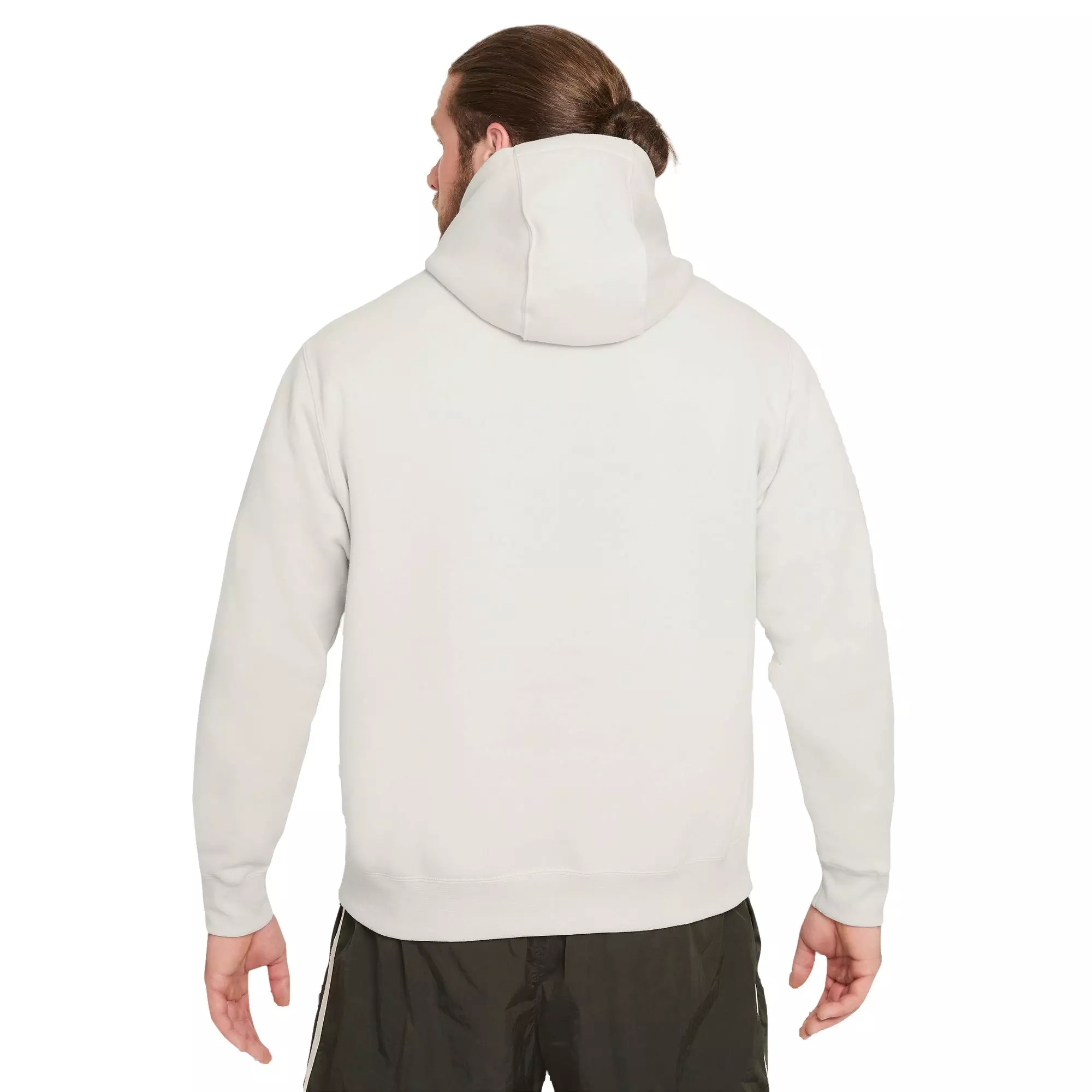 Nike Men's Sportswear Club Fleece Pullover Hoodie-Cream - CREAM